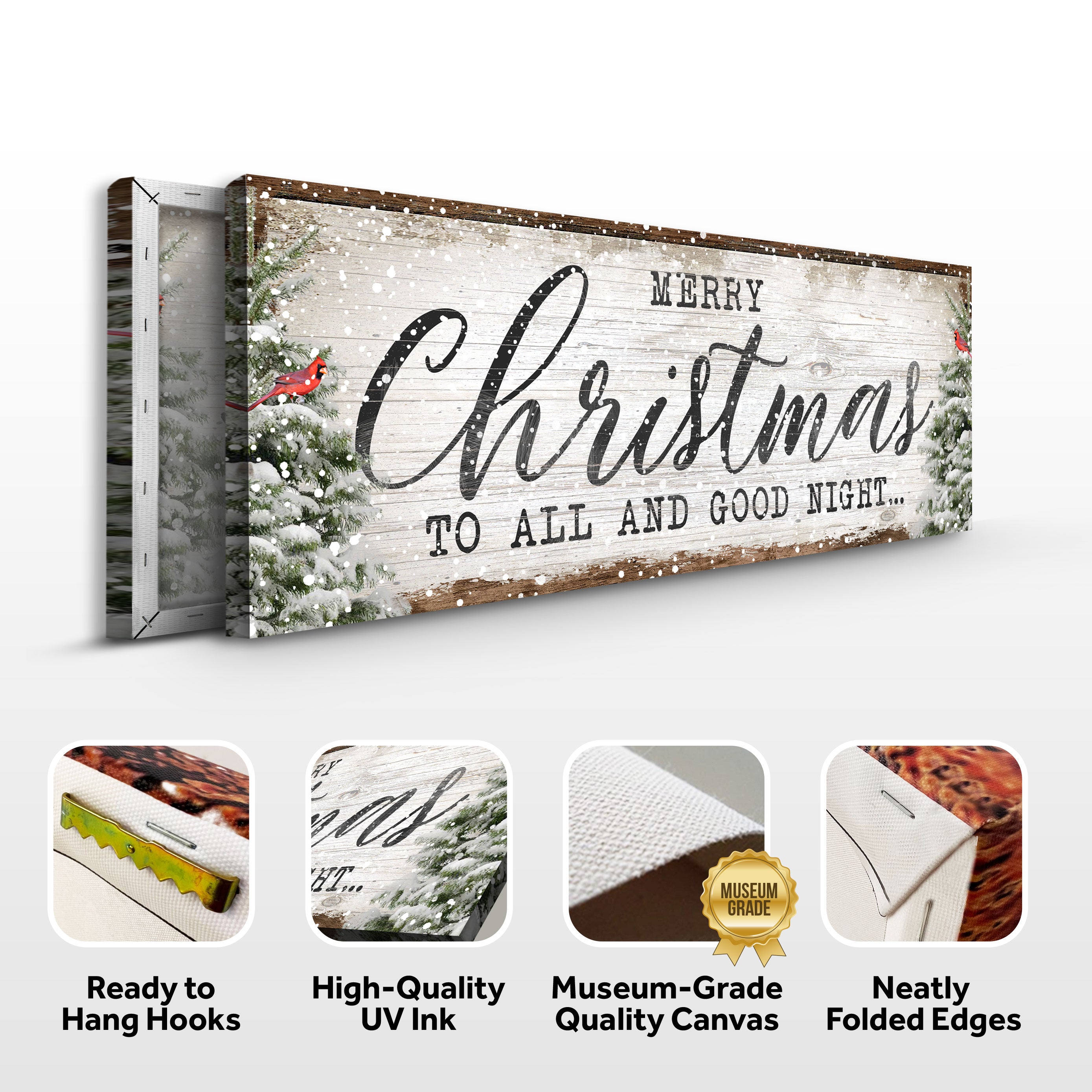 Merry Christmas To All And Goodnight Sign on sale at MyriadMart