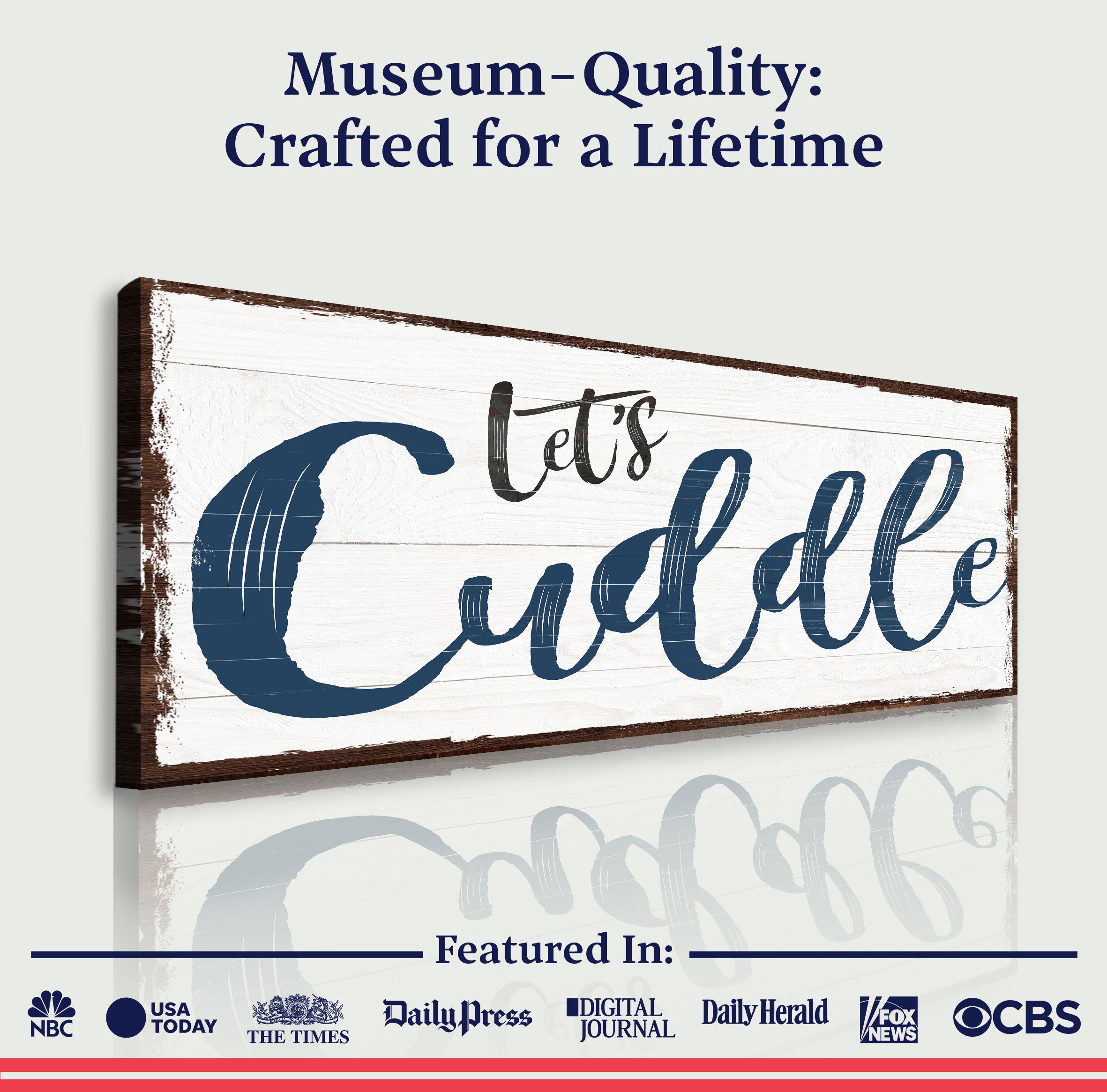 Let's Cuddle Sign II on sale at MyriadMart