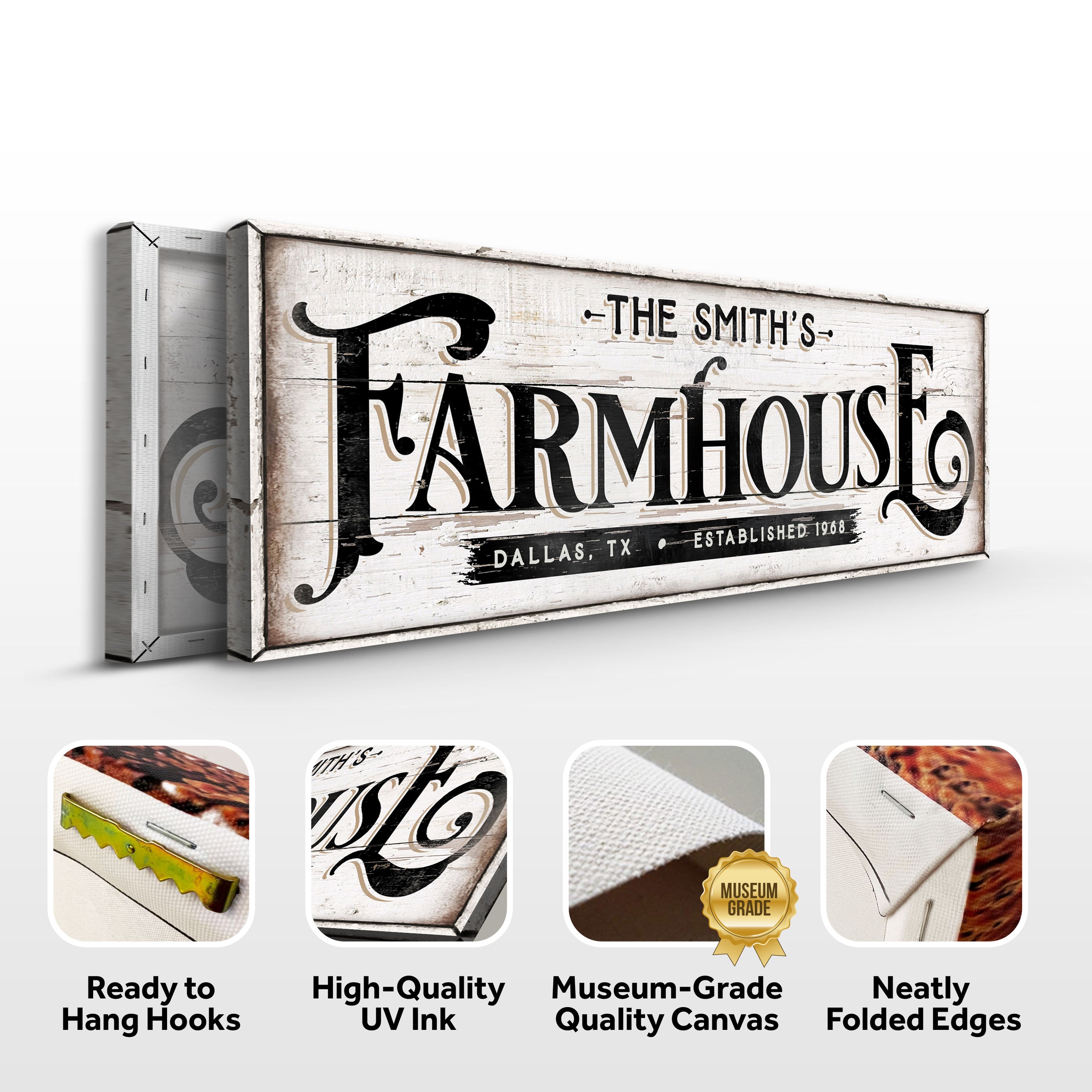 Vintage Rust Farmhouse Sign III on sale at MyriadMart