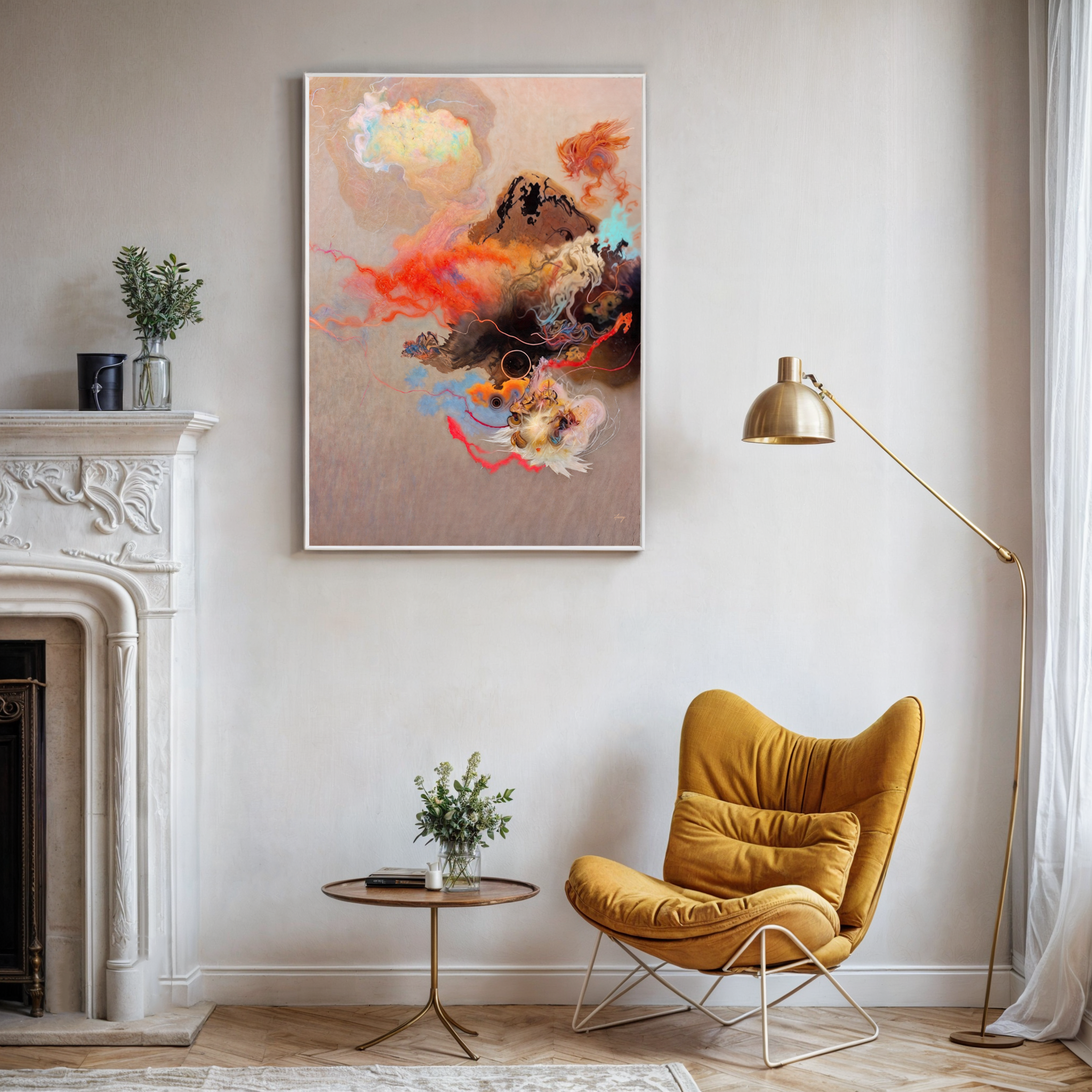 Canvas Print: "Ethereal Unfolding" on sale at MyriadMart