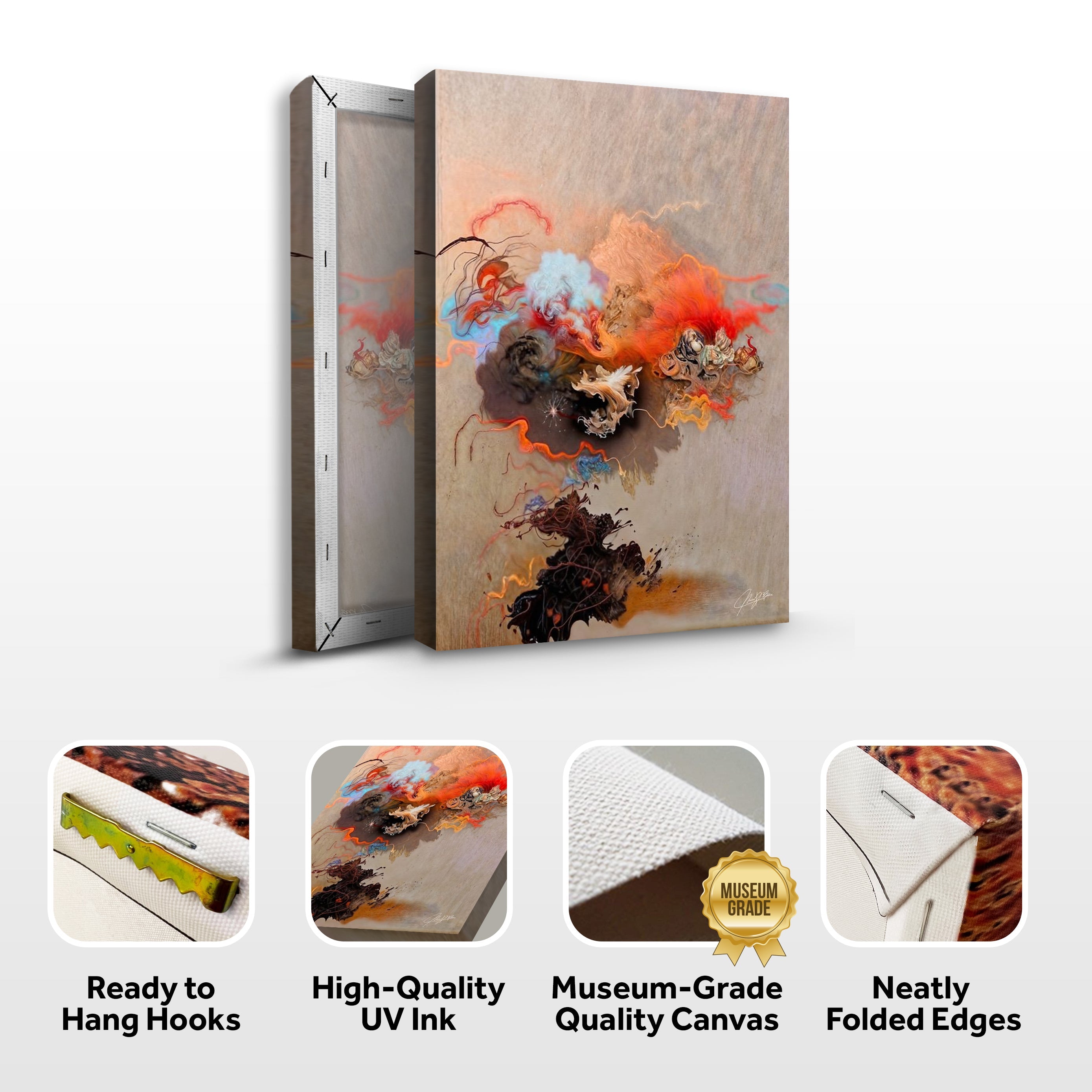 Canvas Print: "Ethereal Unfolding II" on sale at MyriadMart