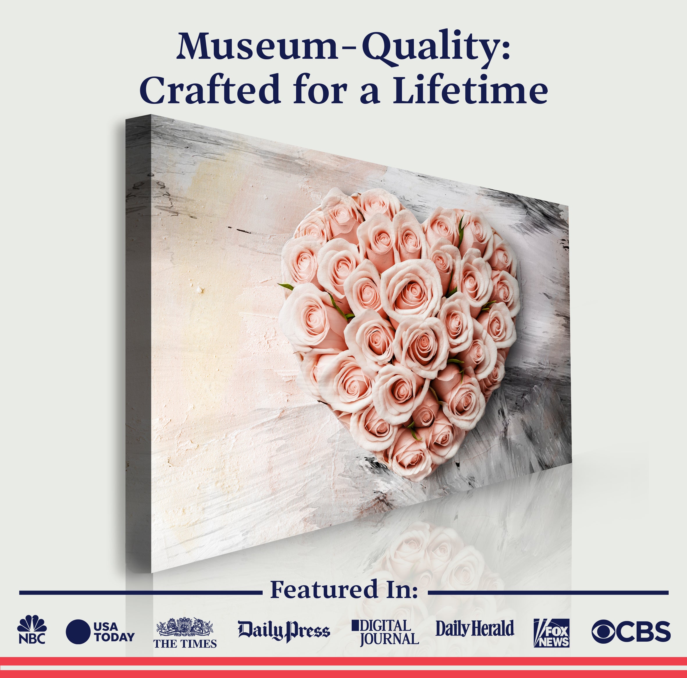 Floral Heart Wall Art II on sale at MyriadMart