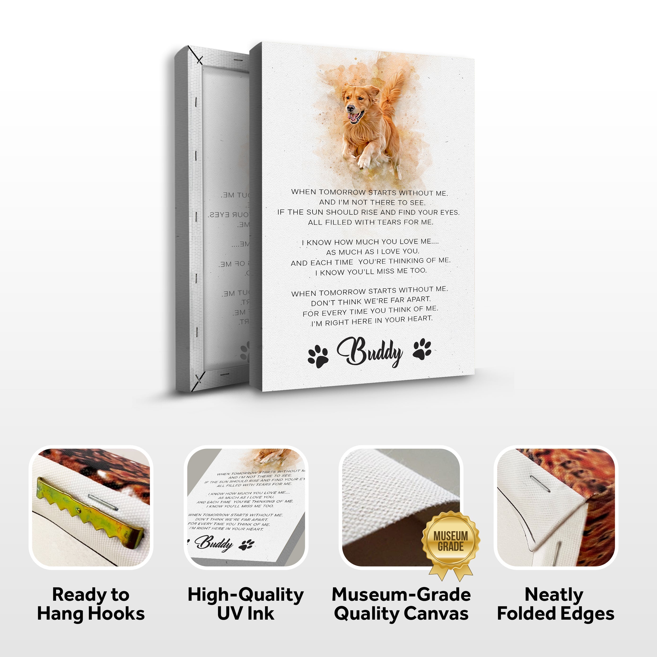 Pet Memorial Sign I'm Right Here In Your Heart on sale at MyriadMart