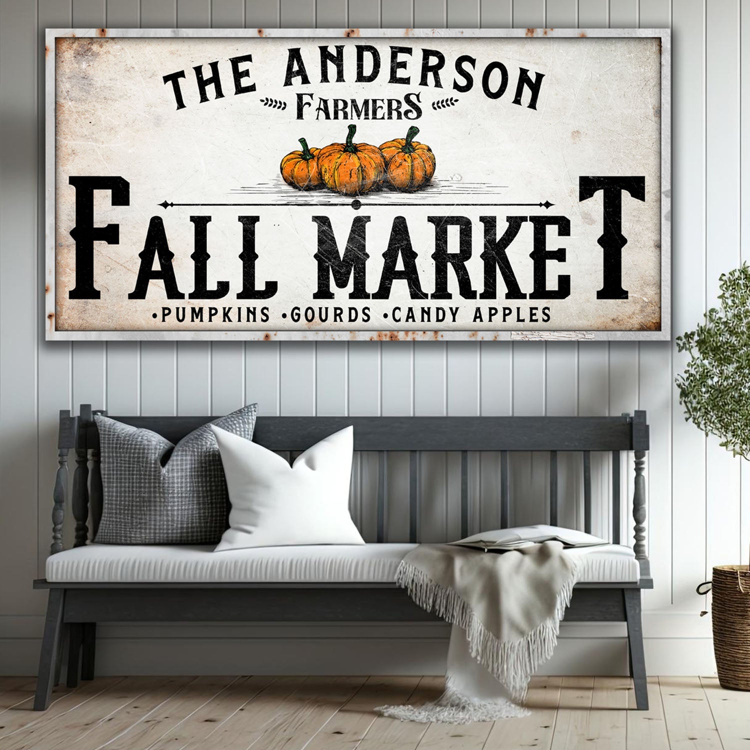 Farmers Fall Market Sign on sale at MyriadMart