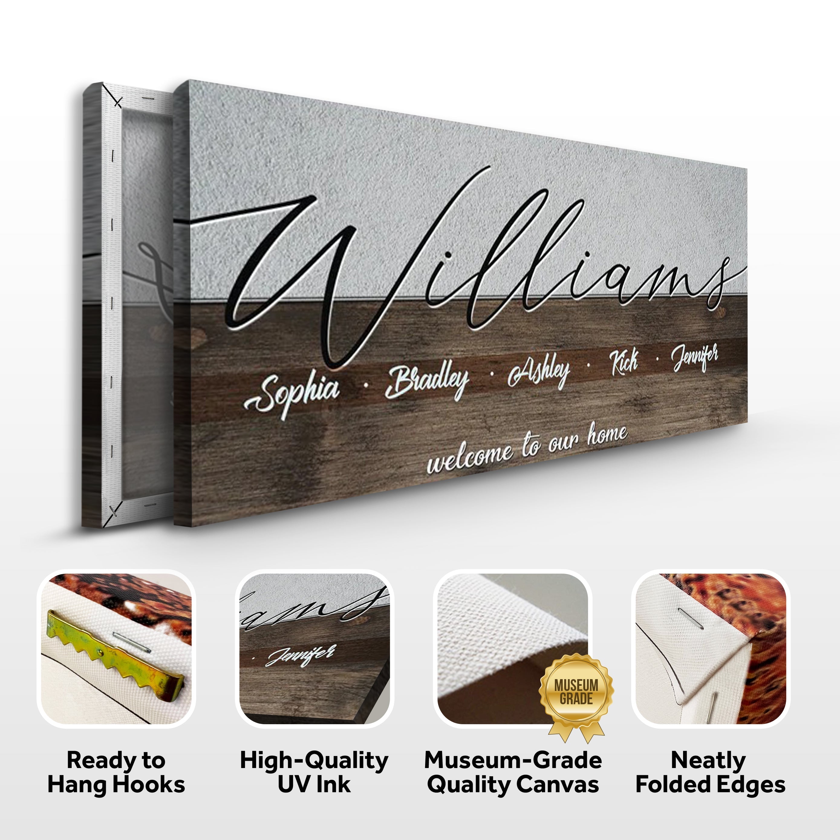 Family Welcome Sign on sale at MyriadMart