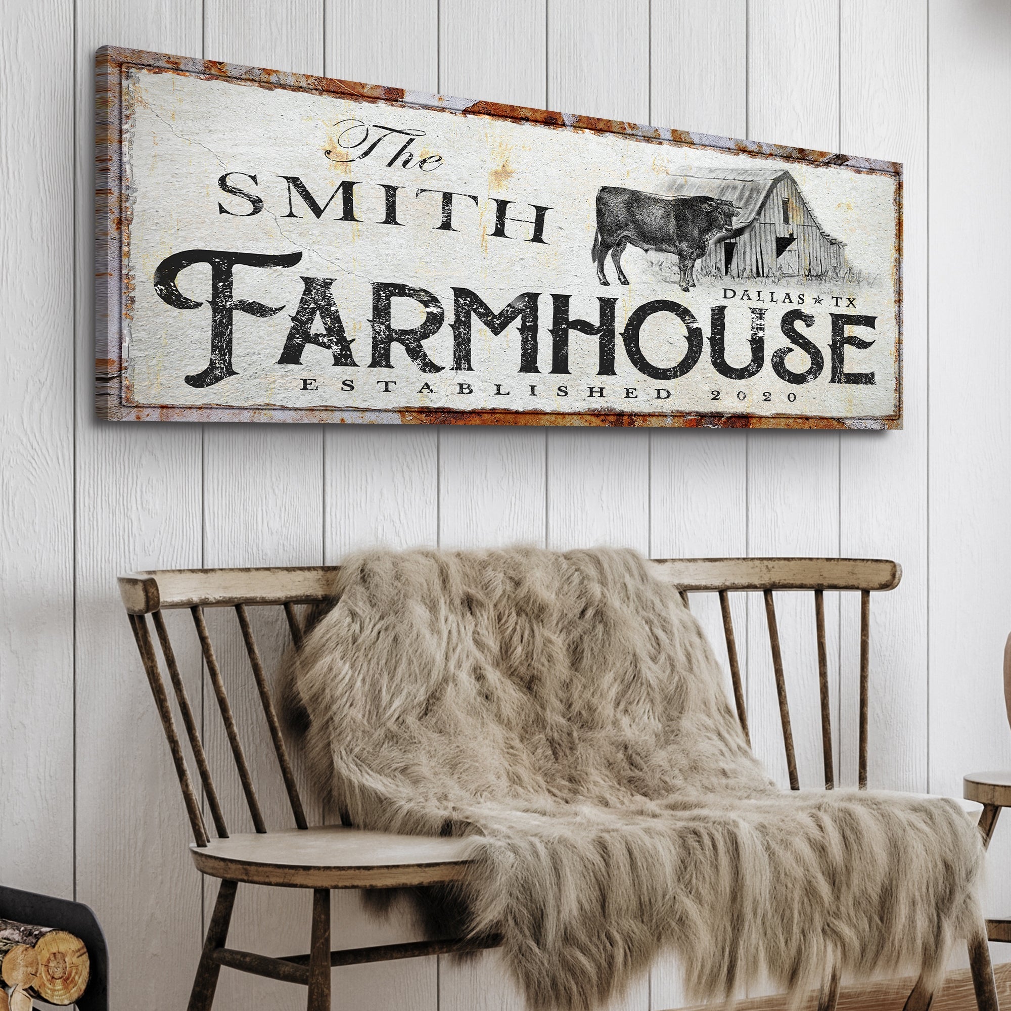 Rustic Farmhouse Sign XIV on sale at MyriadMart