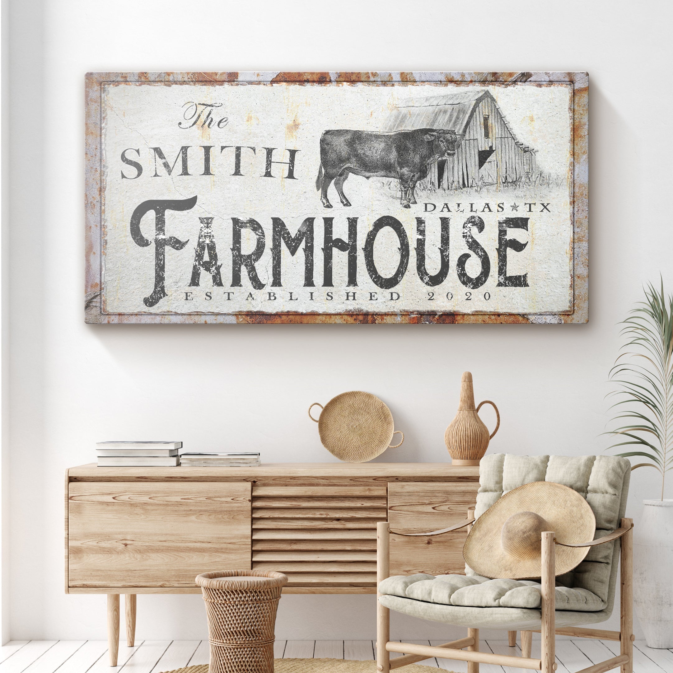 Rustic Farmhouse Sign X on sale at MyriadMart