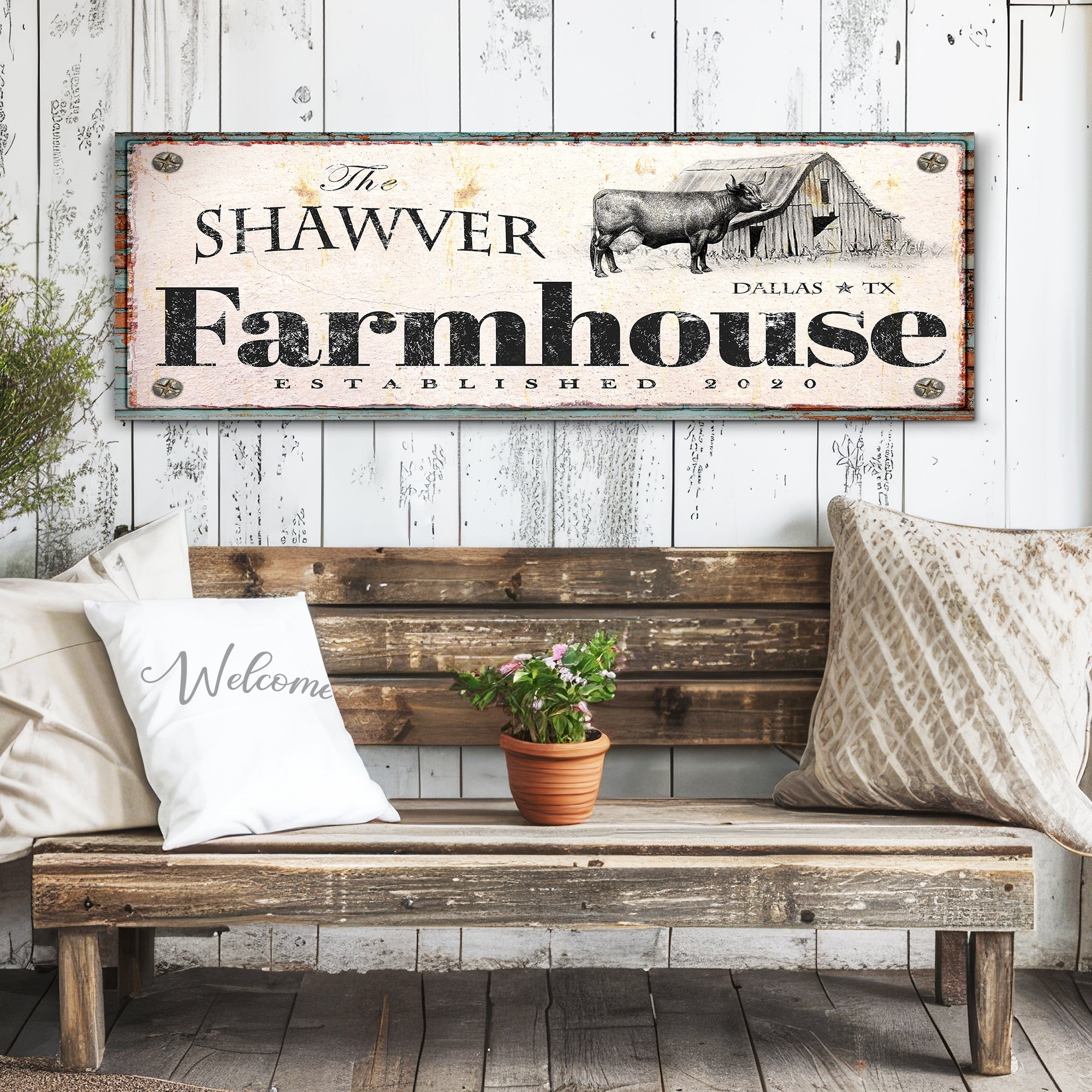 Rustic Farmhouse Sign XV on sale at MyriadMart