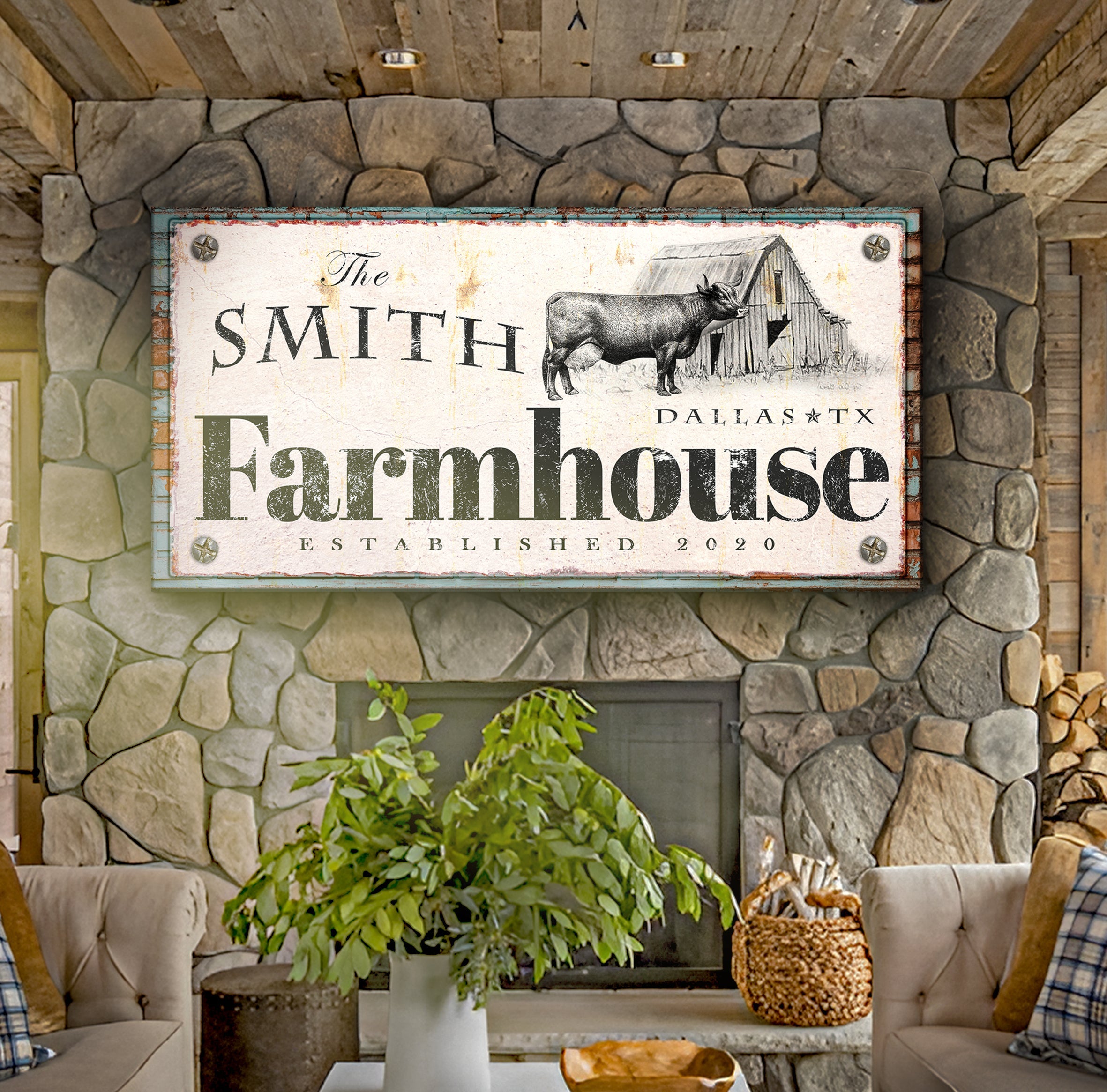 Rustic Farmhouse Sign II on sale at MyriadMart