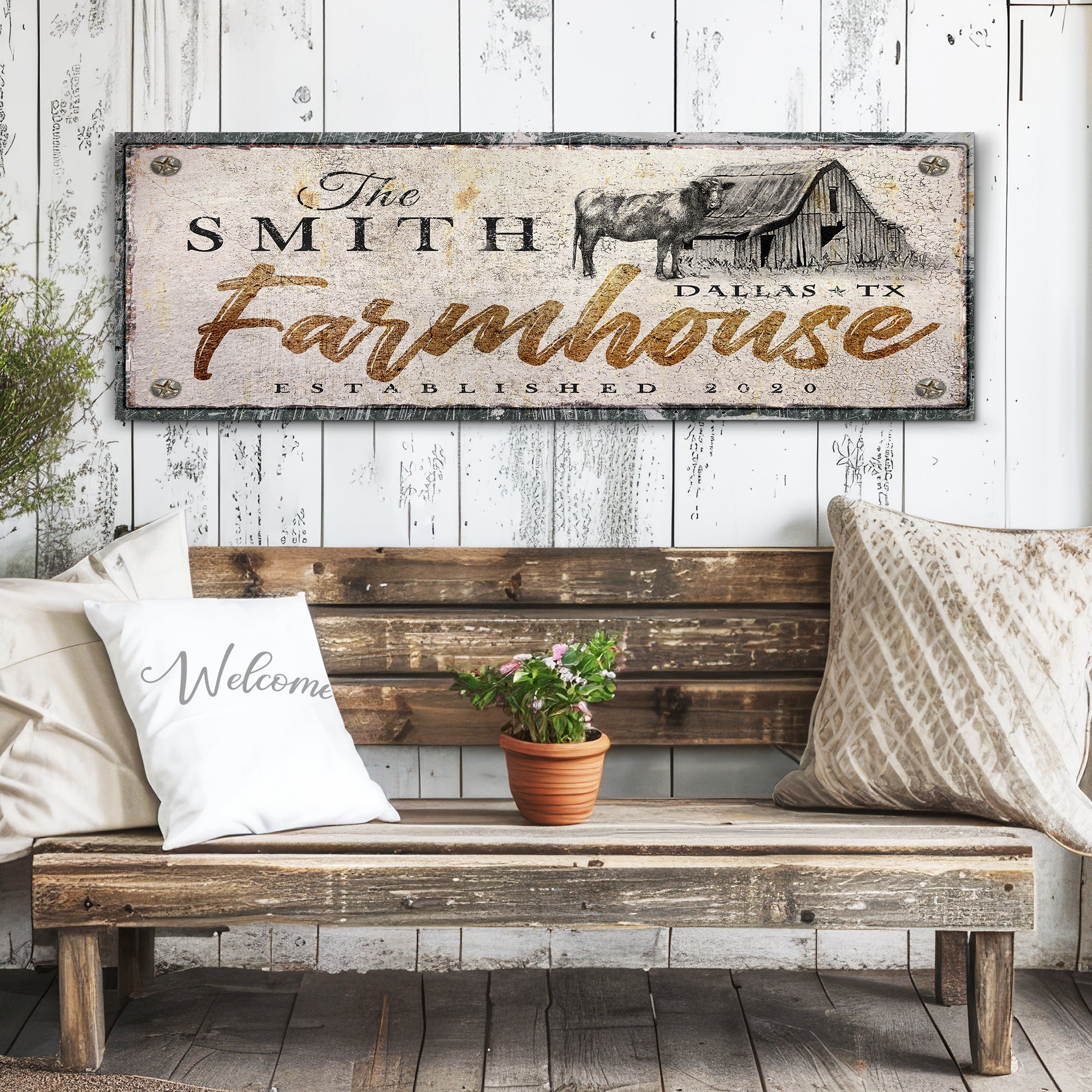 Rustic Farmhouse Sign XVI on sale at MyriadMart