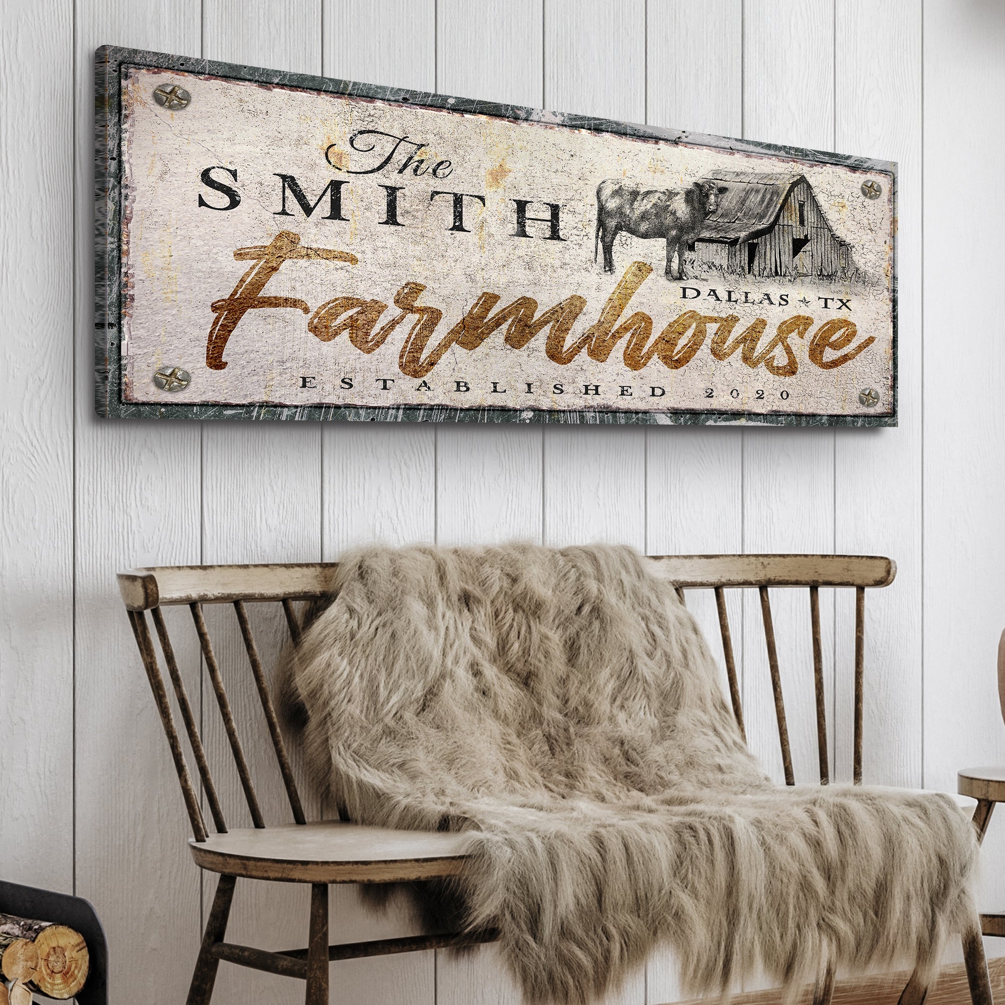 Rustic Farmhouse Sign XVI on sale at MyriadMart