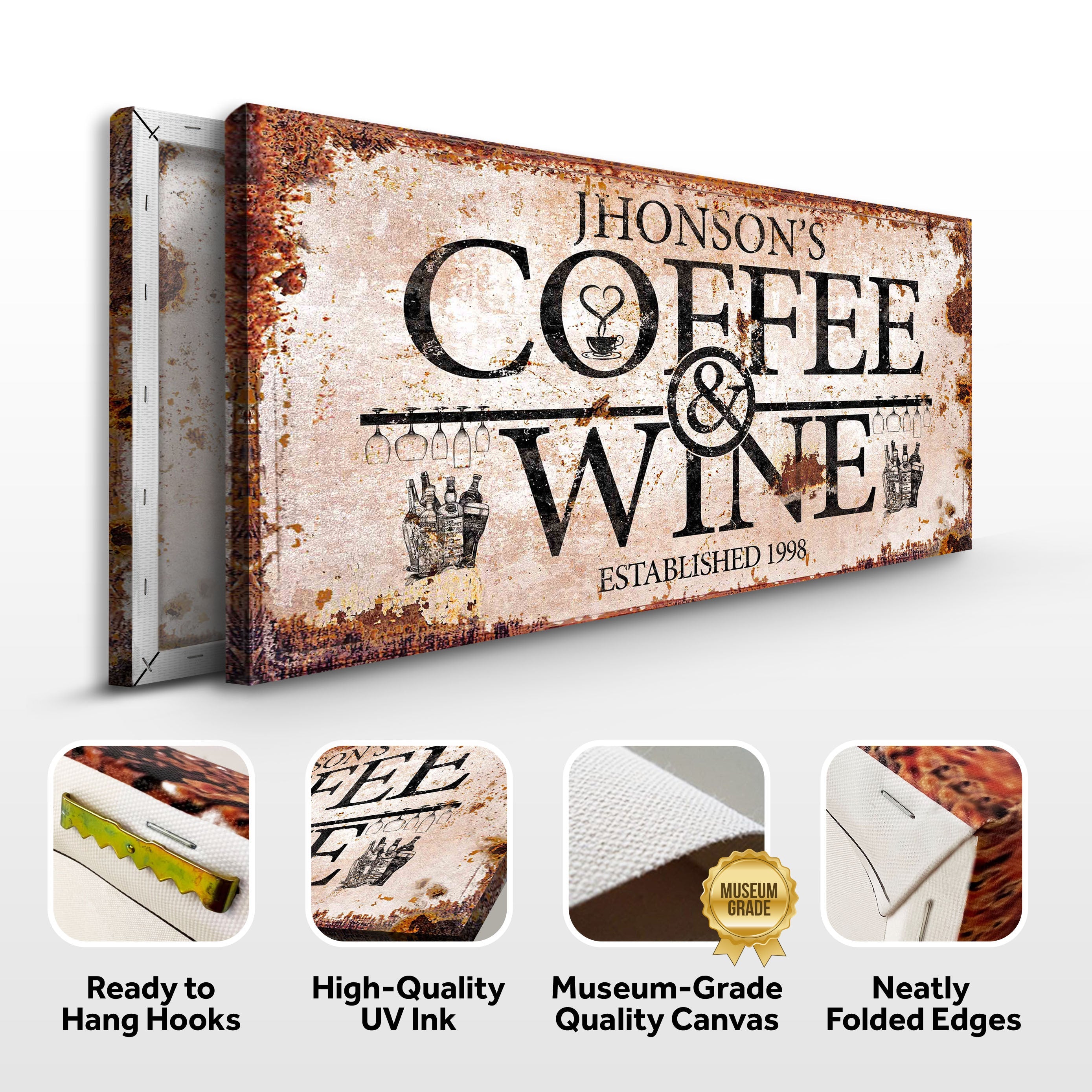 Coffee and Wine Sign II on sale at MyriadMart