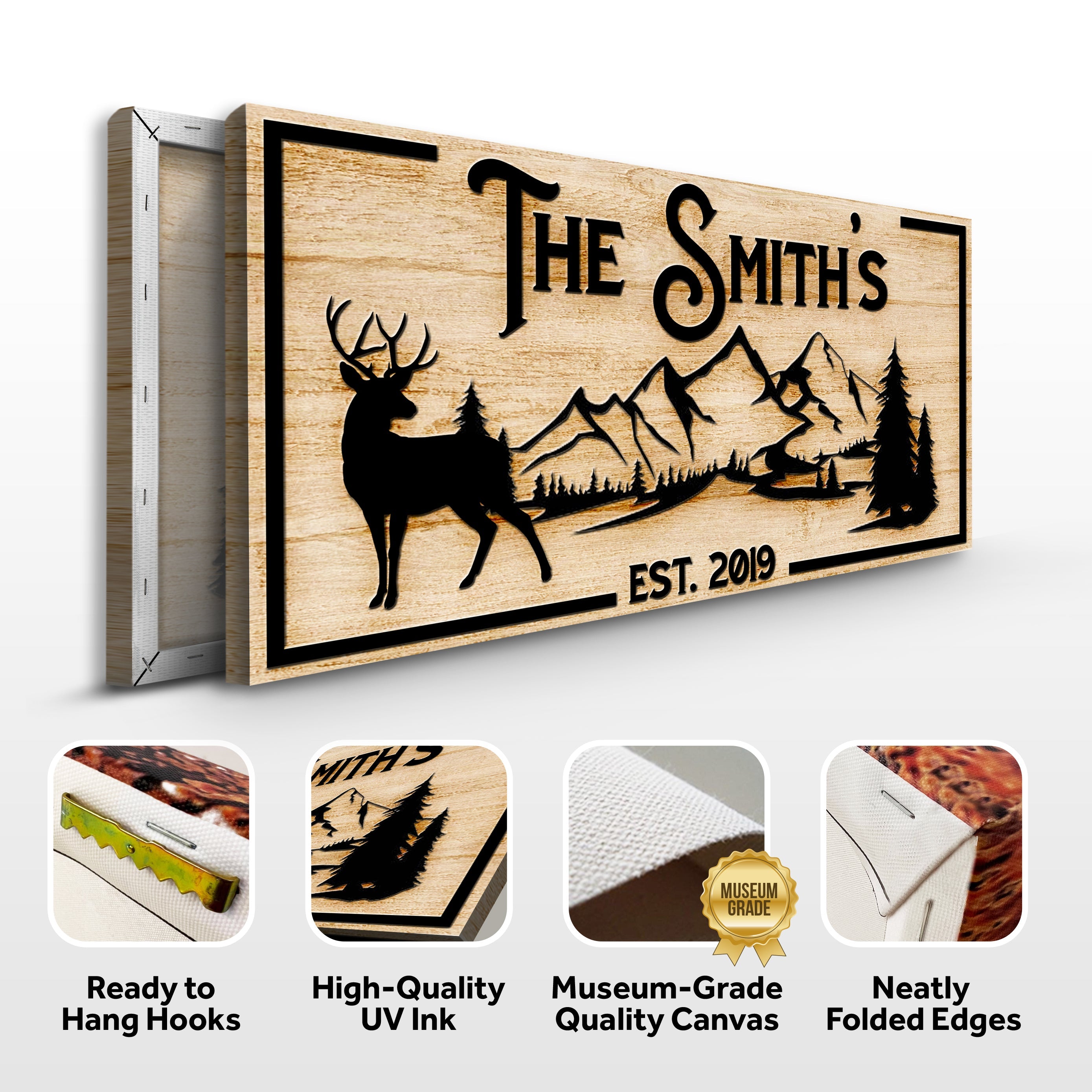 Family Mountain Sign on sale at MyriadMart