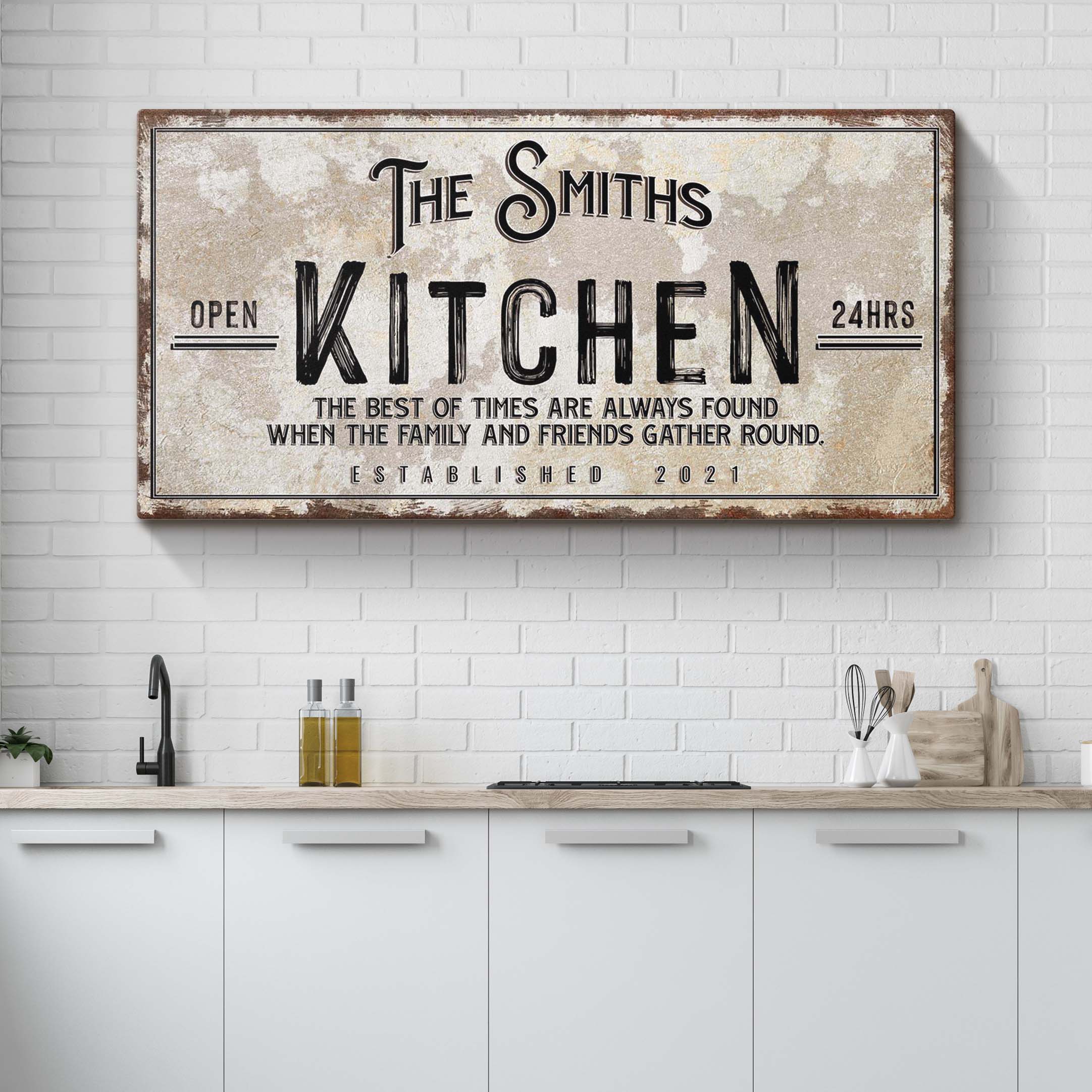 Family Kitchen Sign on sale at MyriadMart