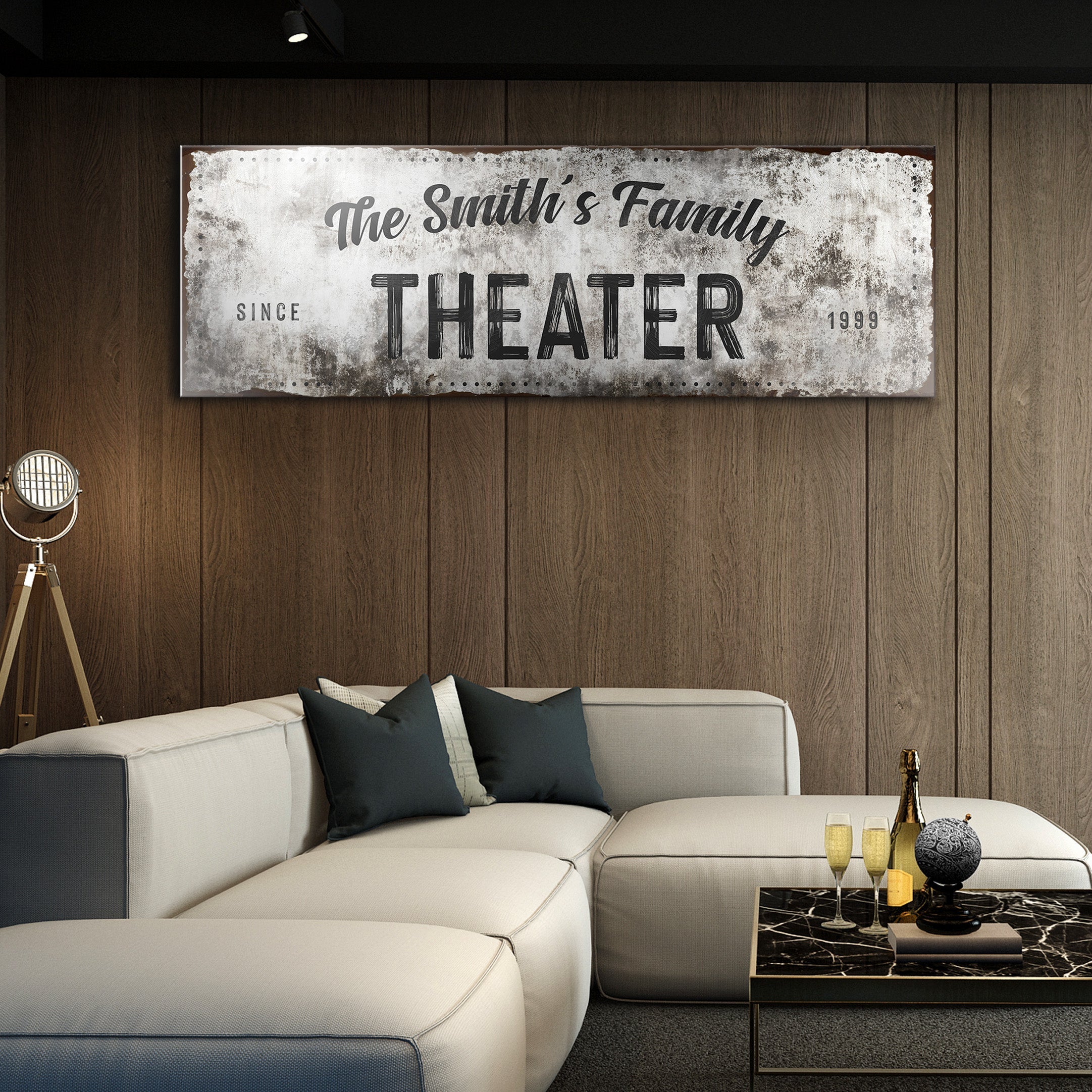 Family Theater Sign on sale at MyriadMart