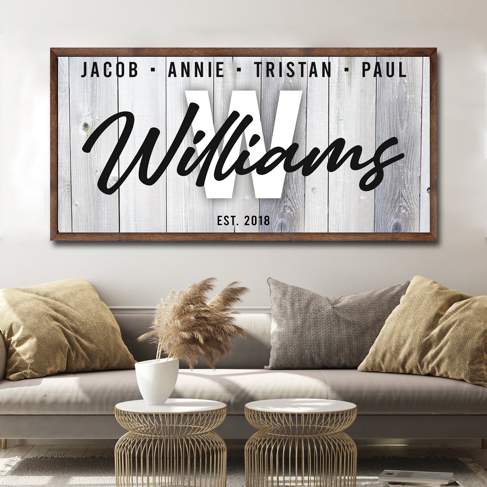 Family Wood Sign on sale at MyriadMart