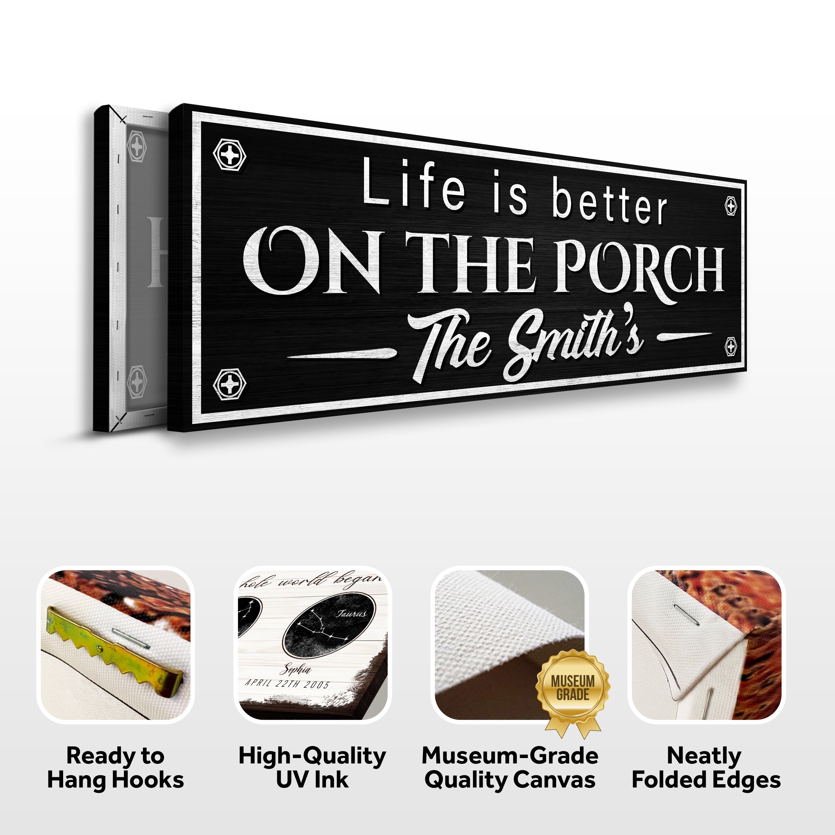 Family Name Porch Sign on sale at MyriadMart