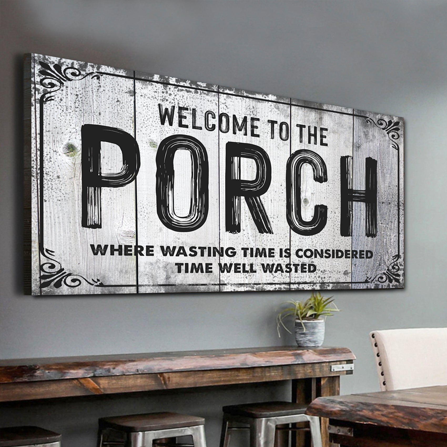 Welcome To The Porch Sign VII on sale at MyriadMart