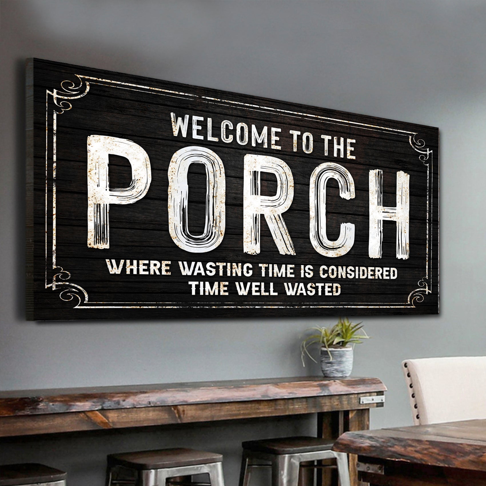 Welcome To The Porch Sign VI on sale at MyriadMart