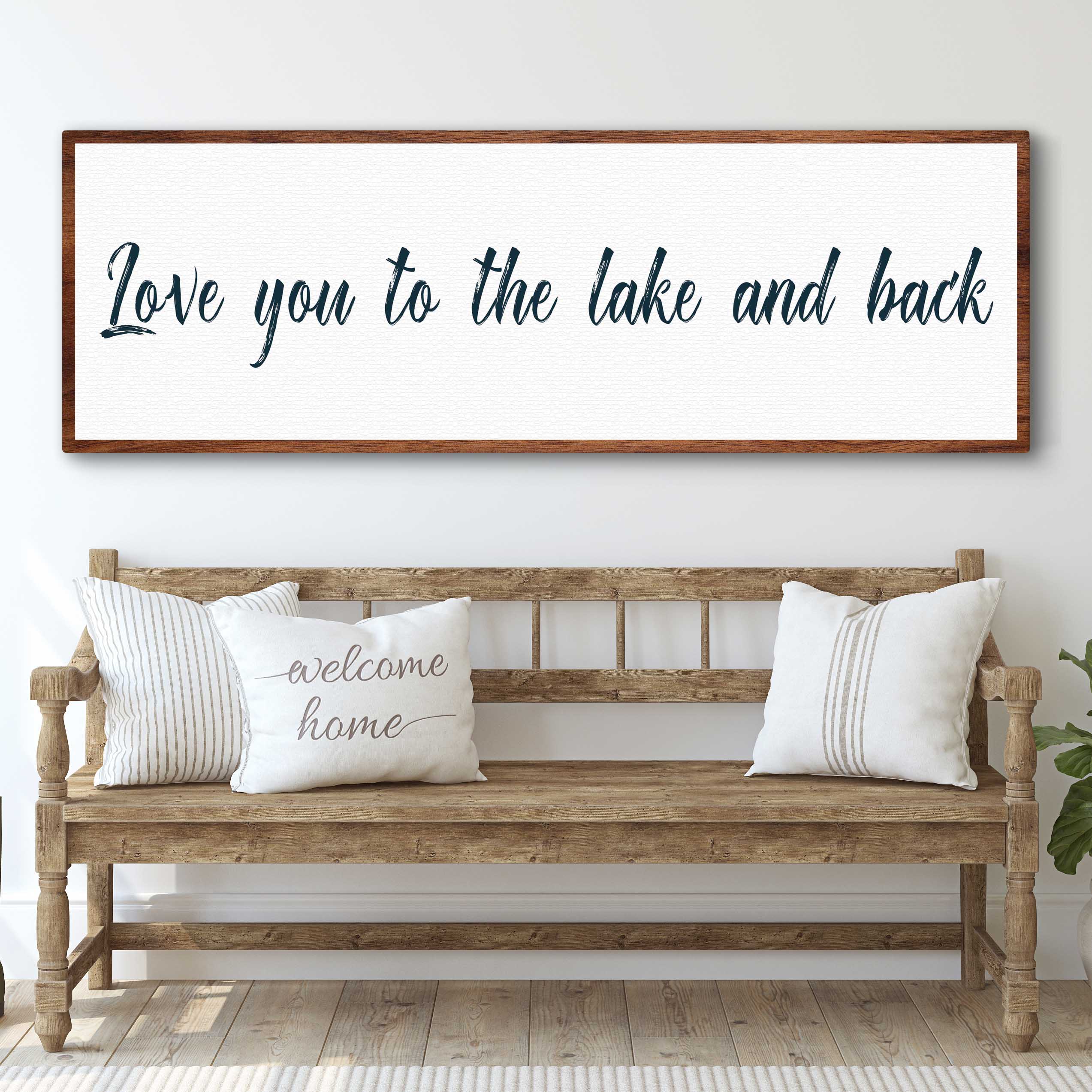 Love You To The Lake And Back Sign II on sale at MyriadMart