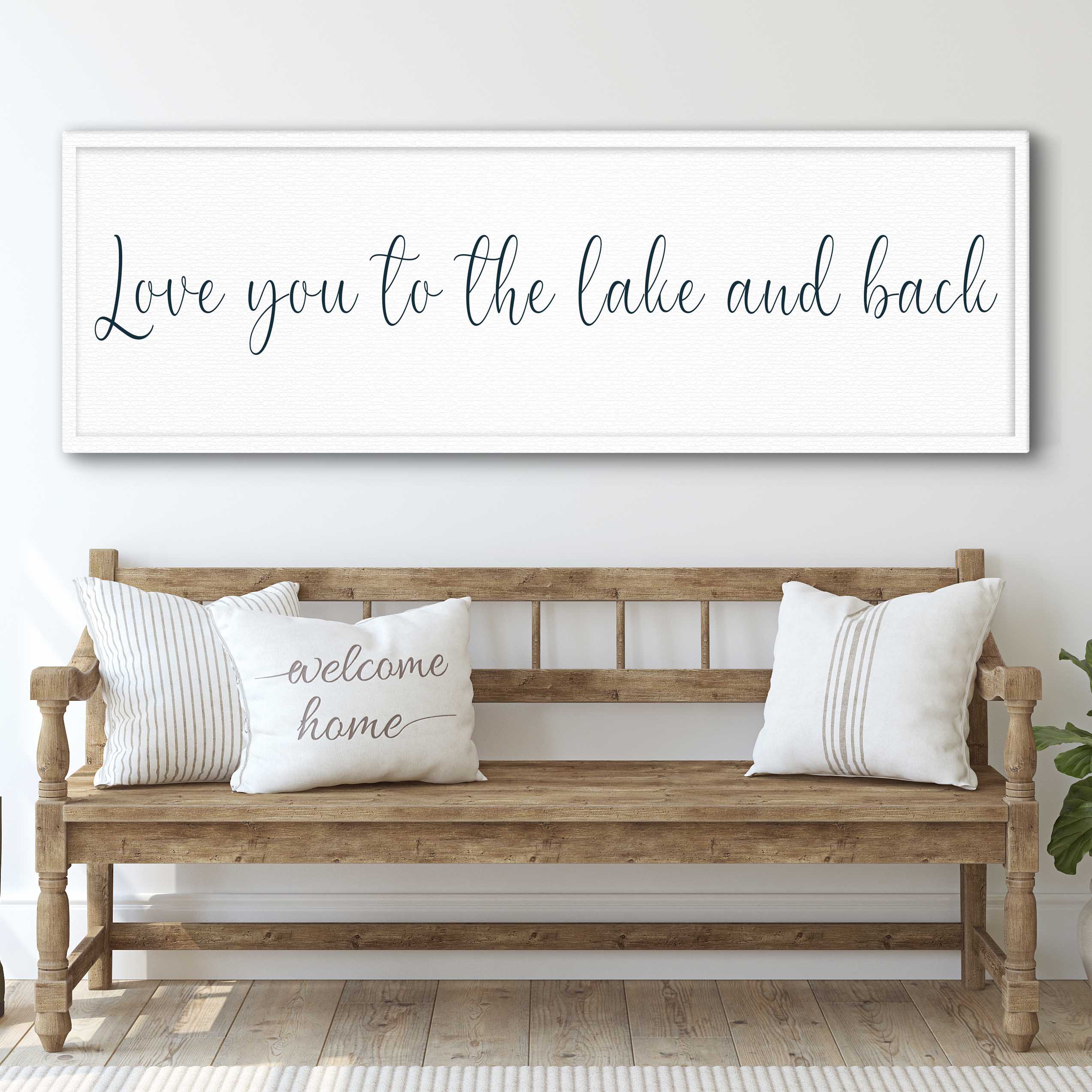 Love You To The Lake And Back Sign II on sale at MyriadMart