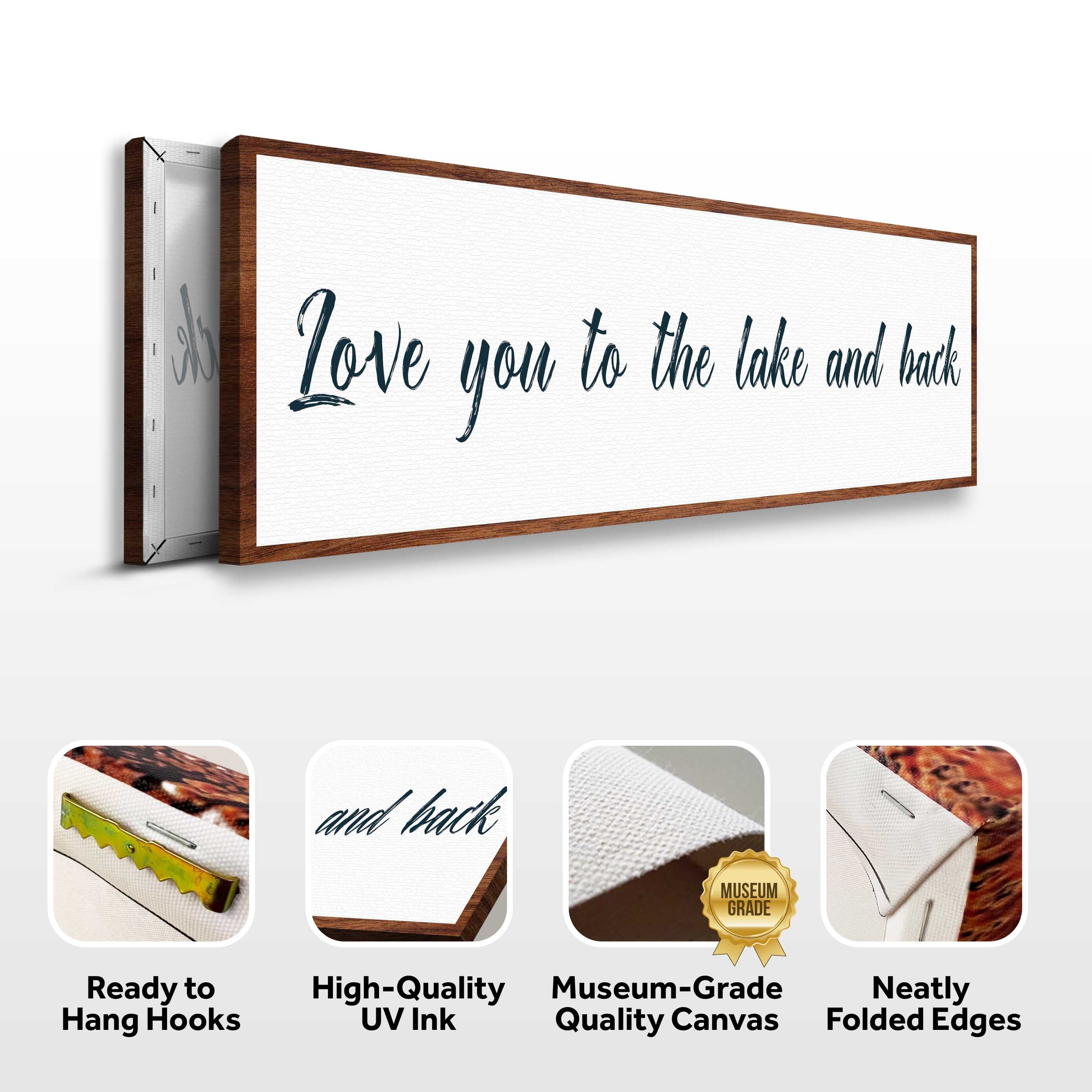 Love You To The Lake And Back Sign II on sale at MyriadMart