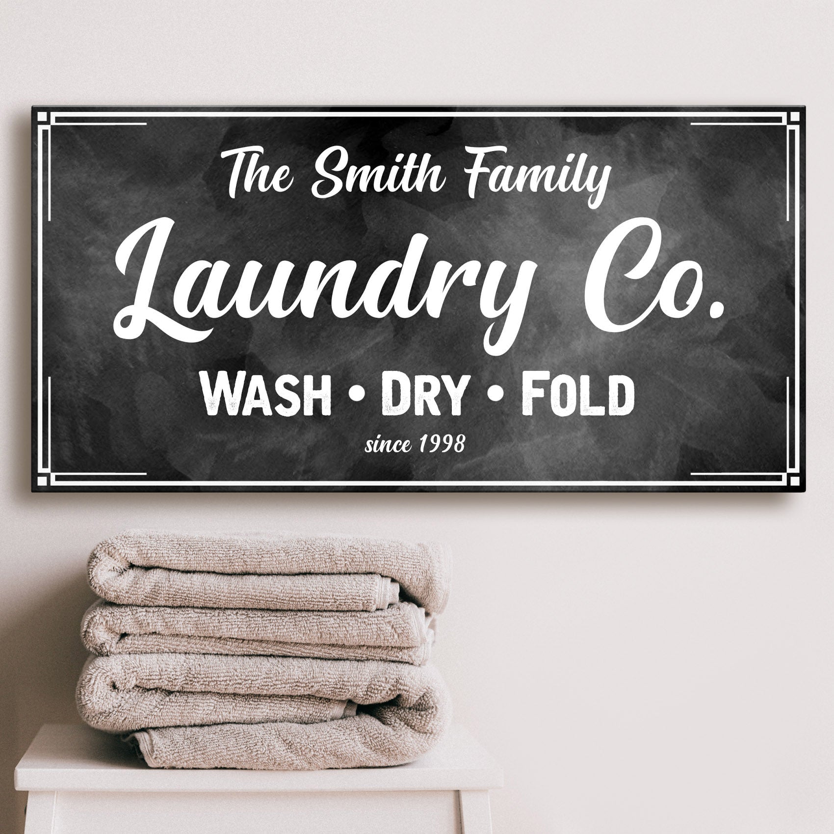 Family Laundry Company Sign on sale at MyriadMart
