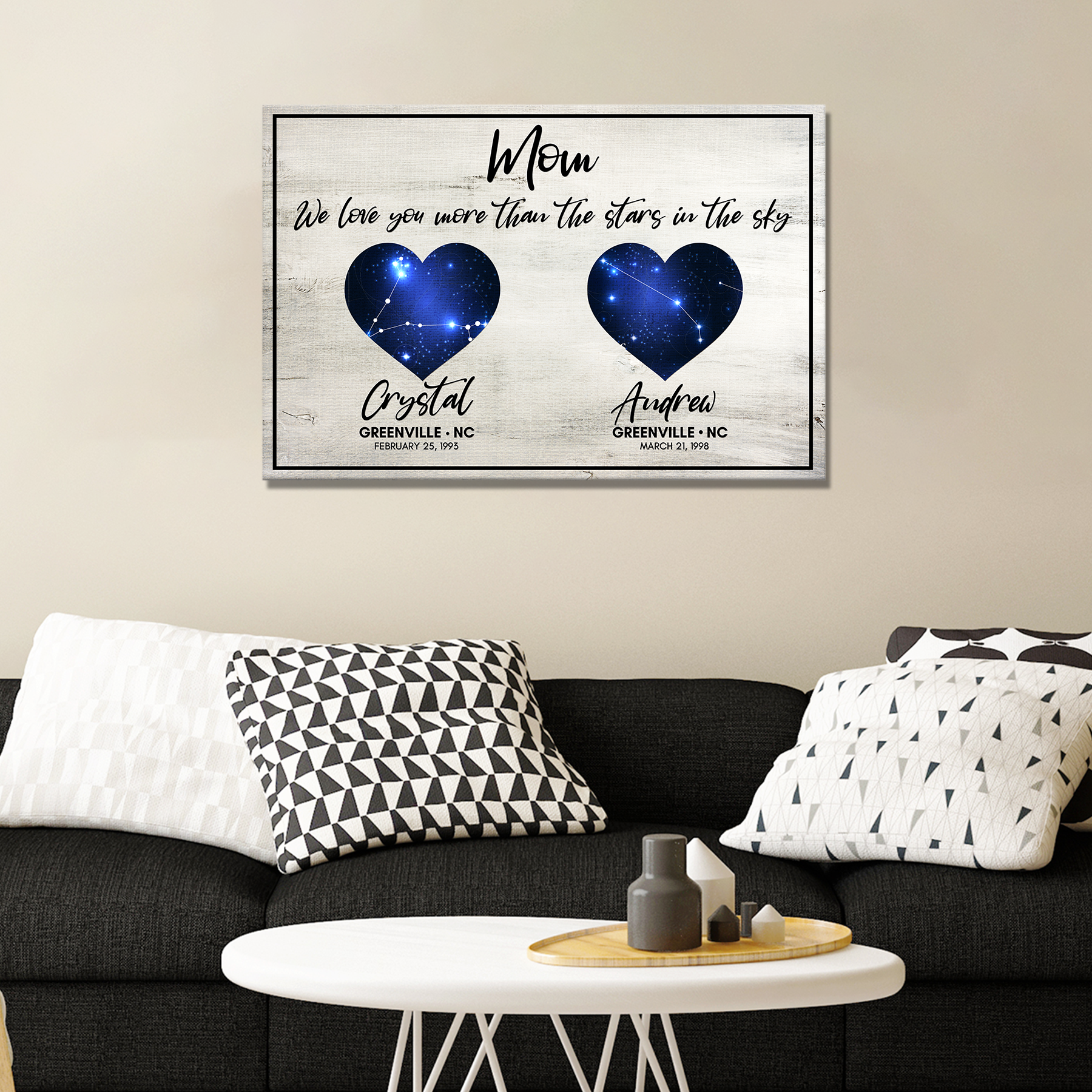 We Love You More Than The Stars In The Sky Sign on sale at MyriadMart