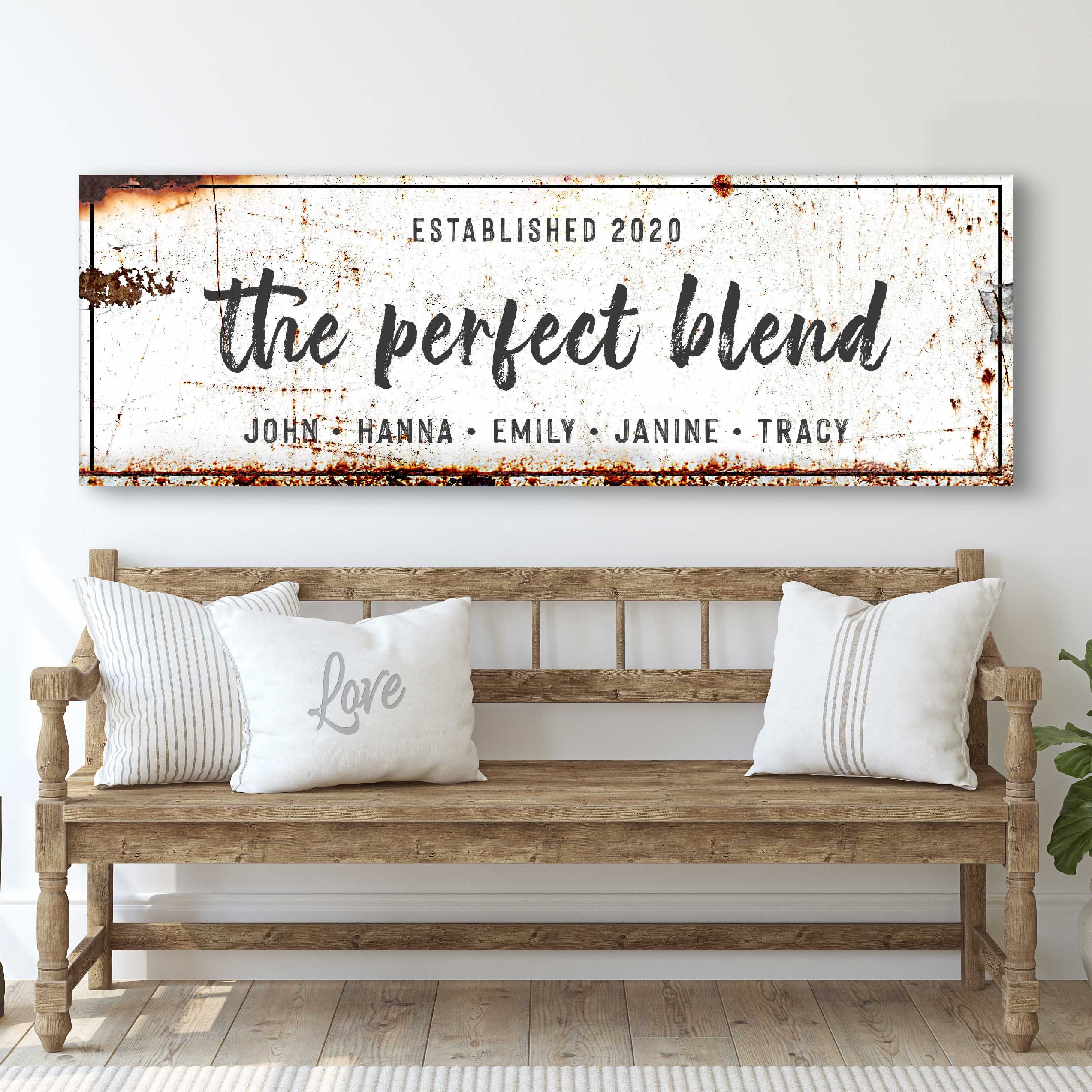 The Perfect Blend Sign on sale at MyriadMart