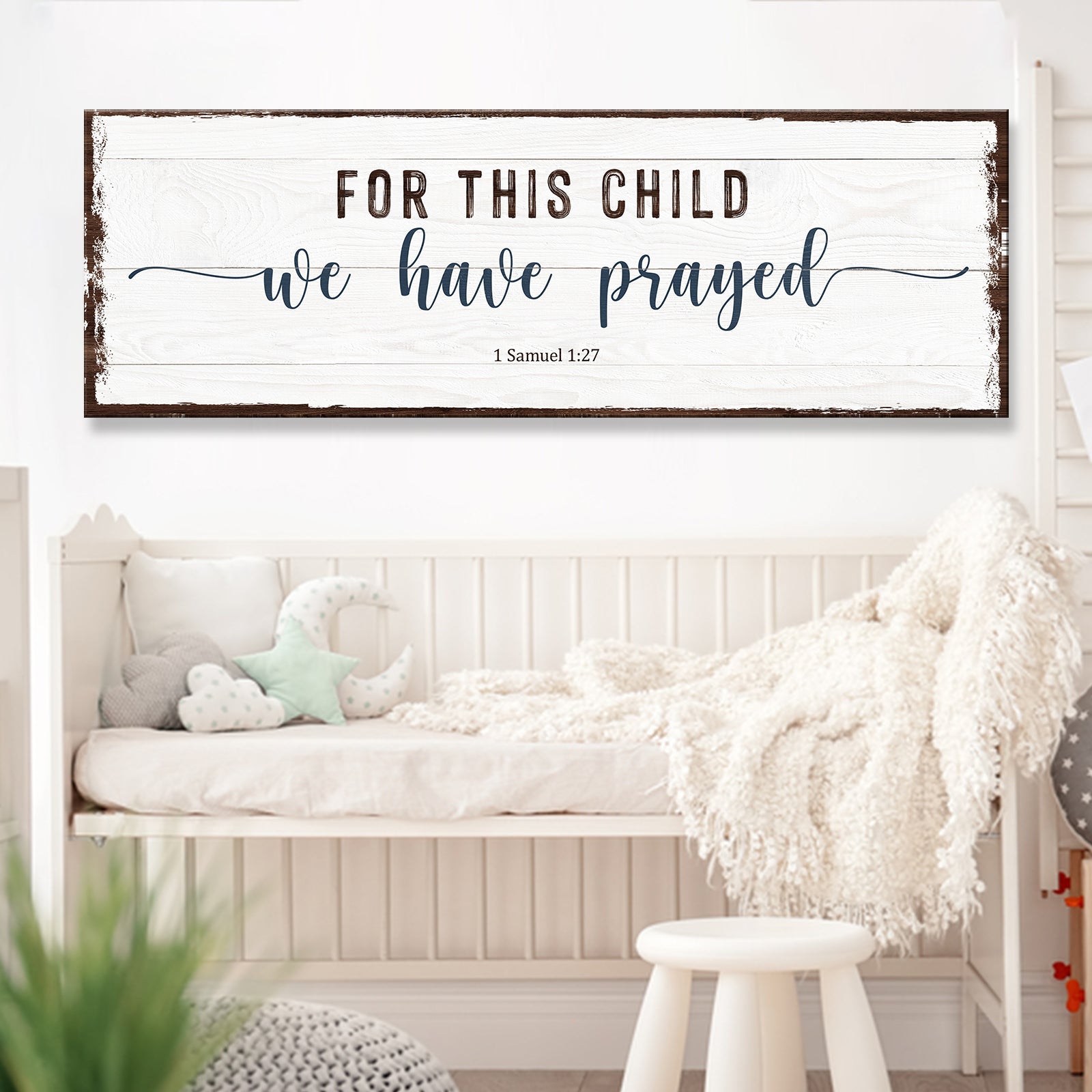 1 Samuel 1:27 - For This Child We Have Prayed Sign II on sale at MyriadMart