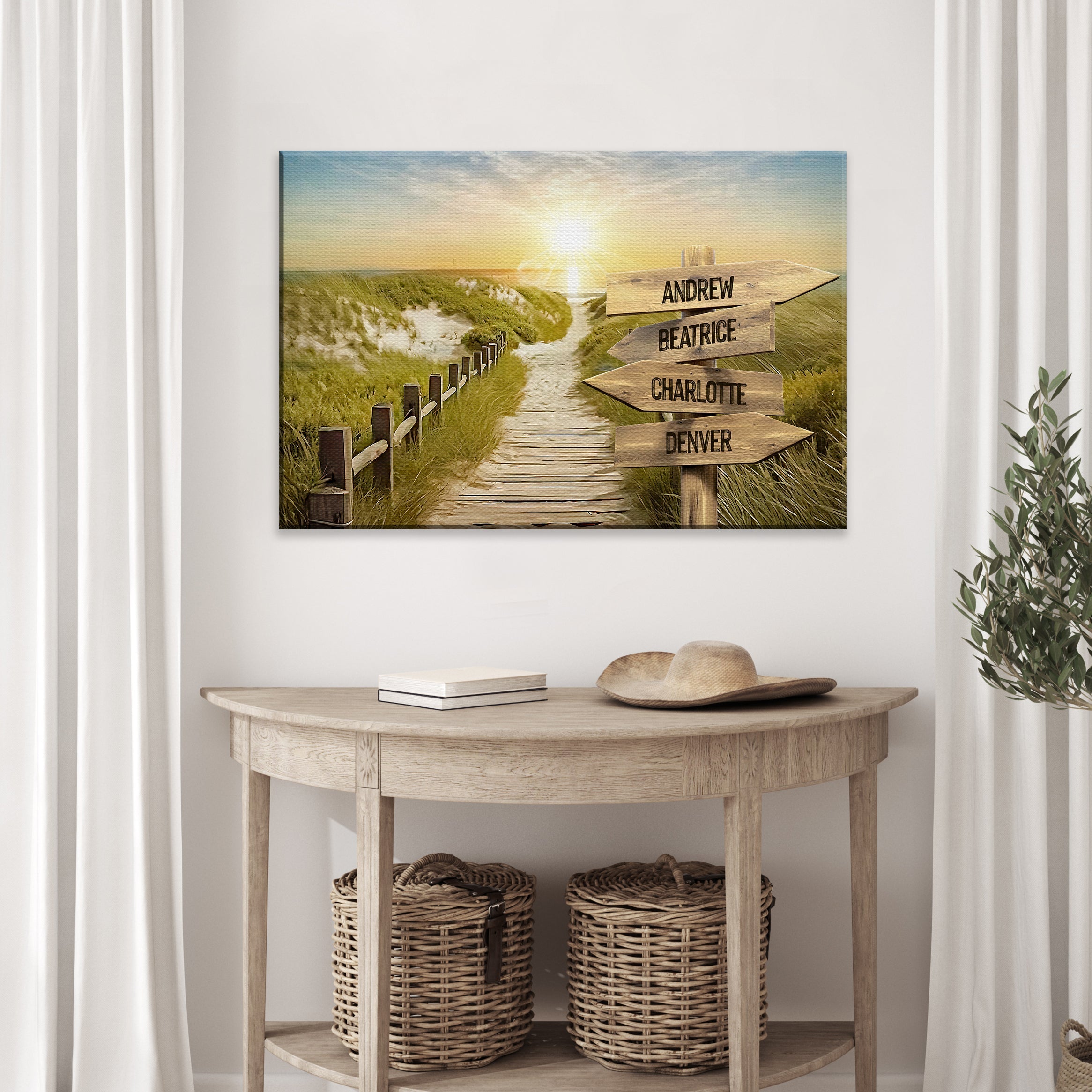 Family Name Sunrise Sign on sale at MyriadMart