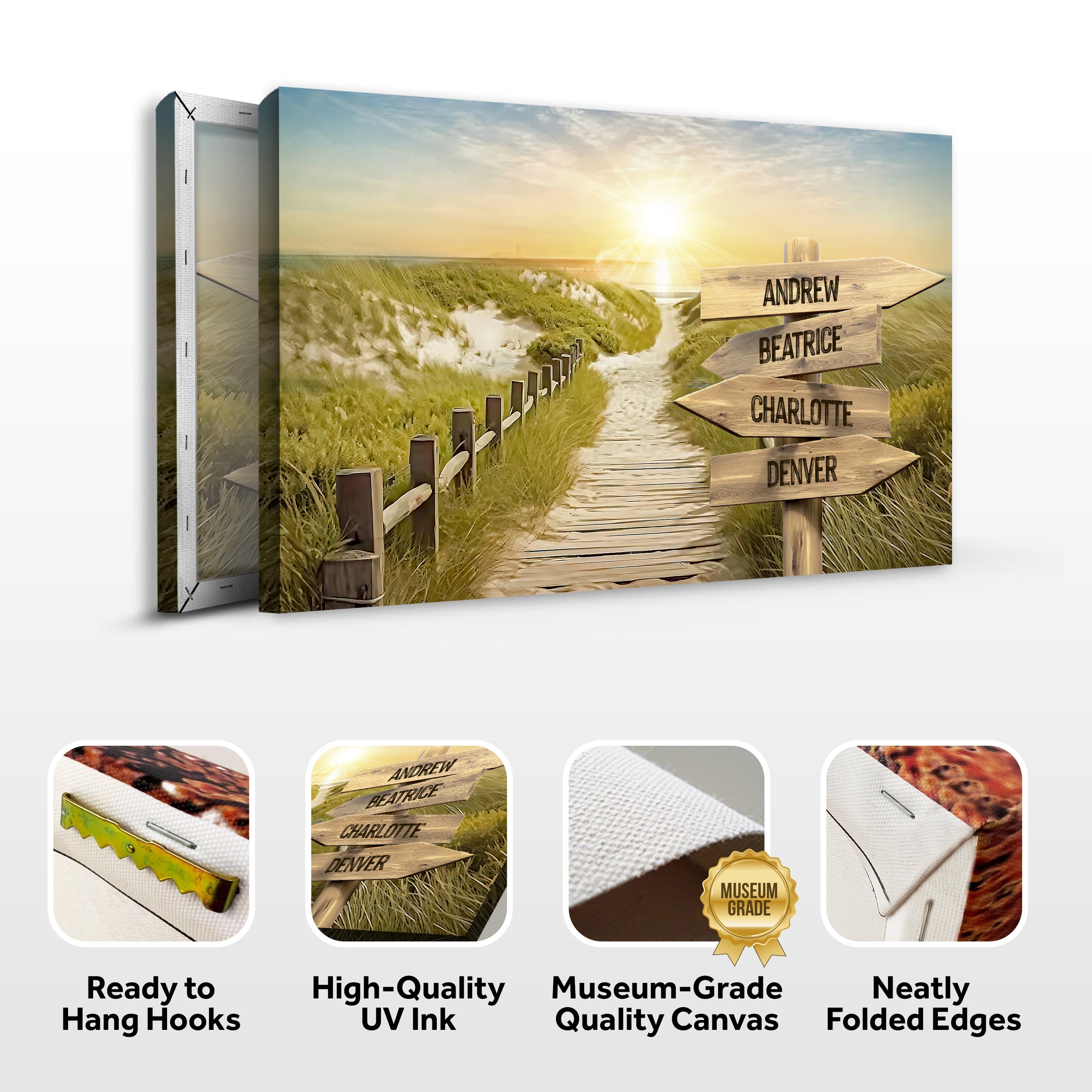 Family Name Sunrise Sign on sale at MyriadMart