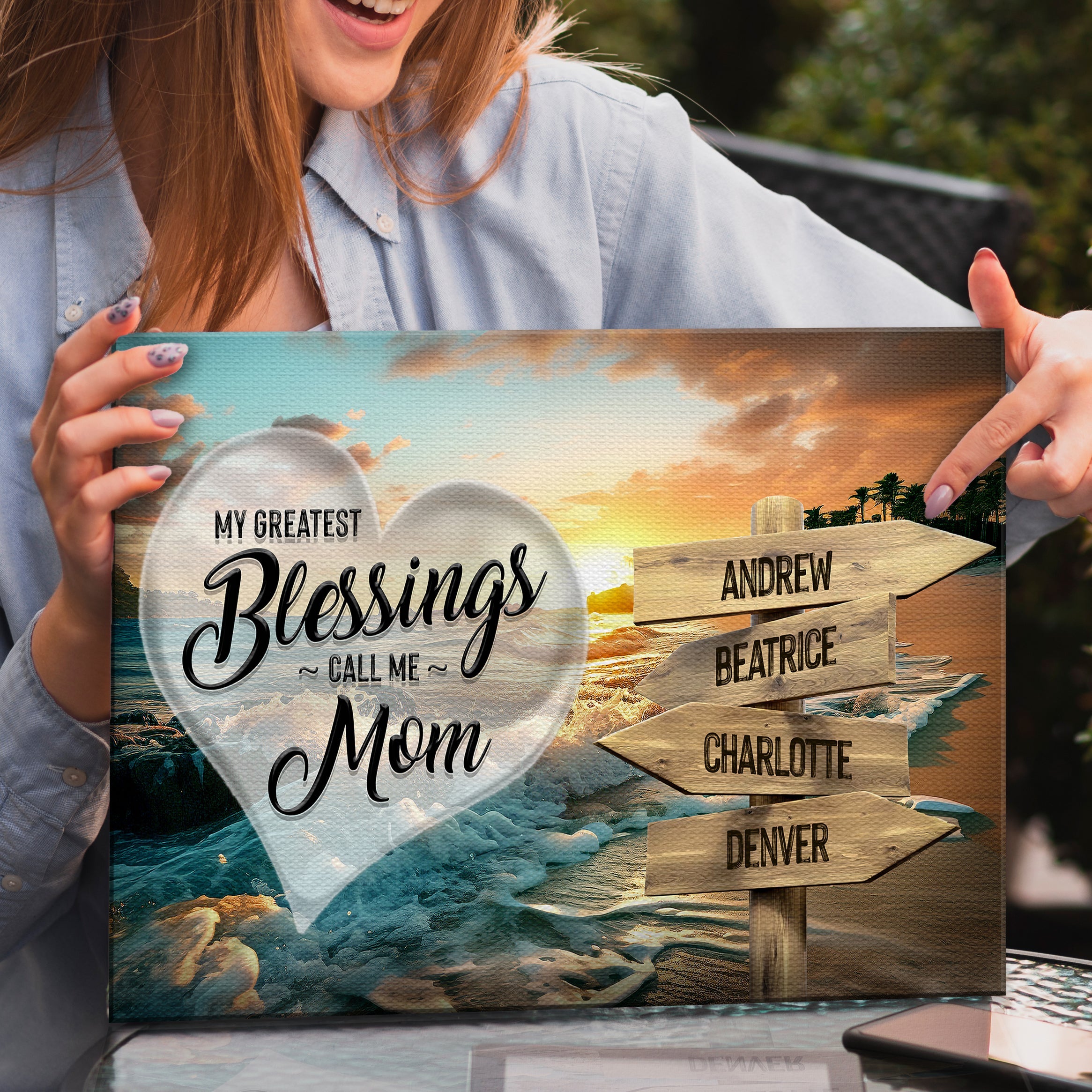 Mother's Day Sign My Greatest Blessings on sale at MyriadMart