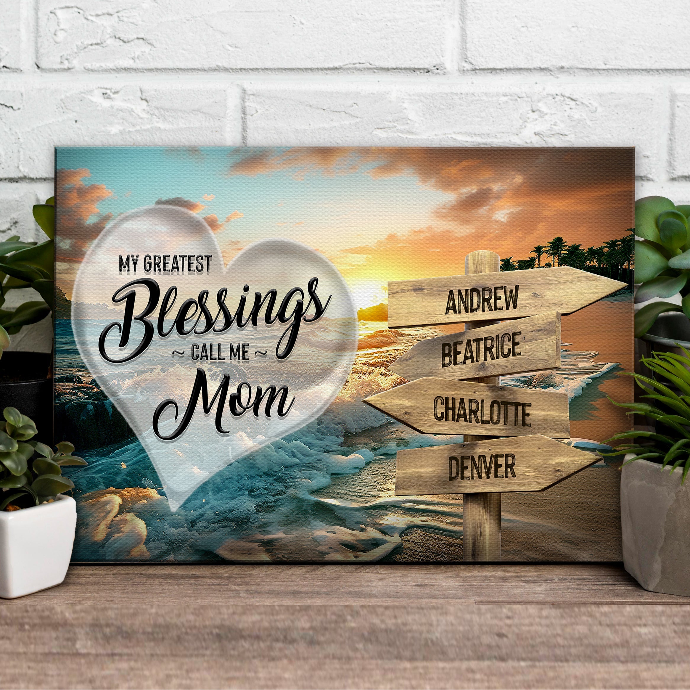 Mother's Day Sign My Greatest Blessings on sale at MyriadMart