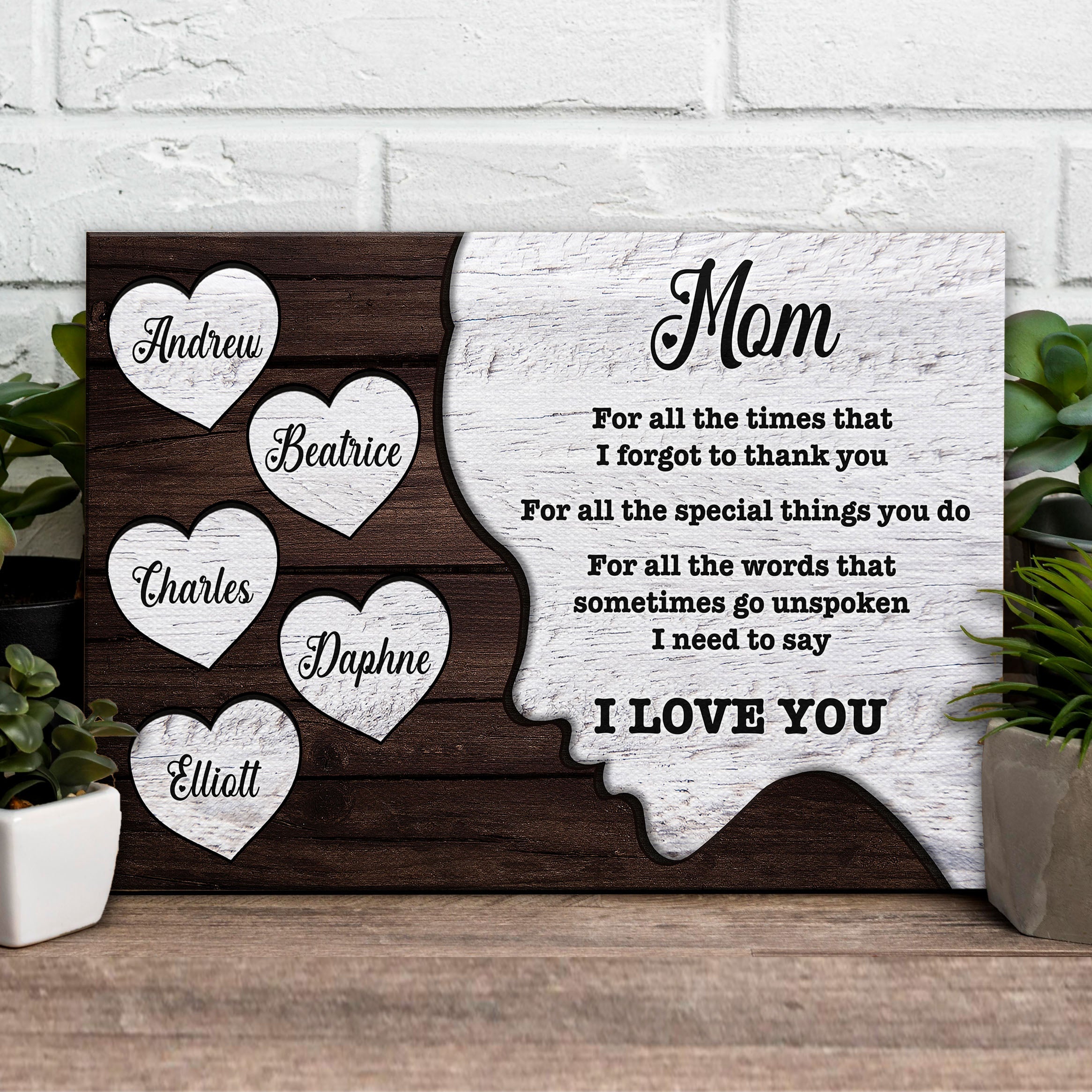 Mother's Day Sign I Need to Say I Love You on sale at MyriadMart