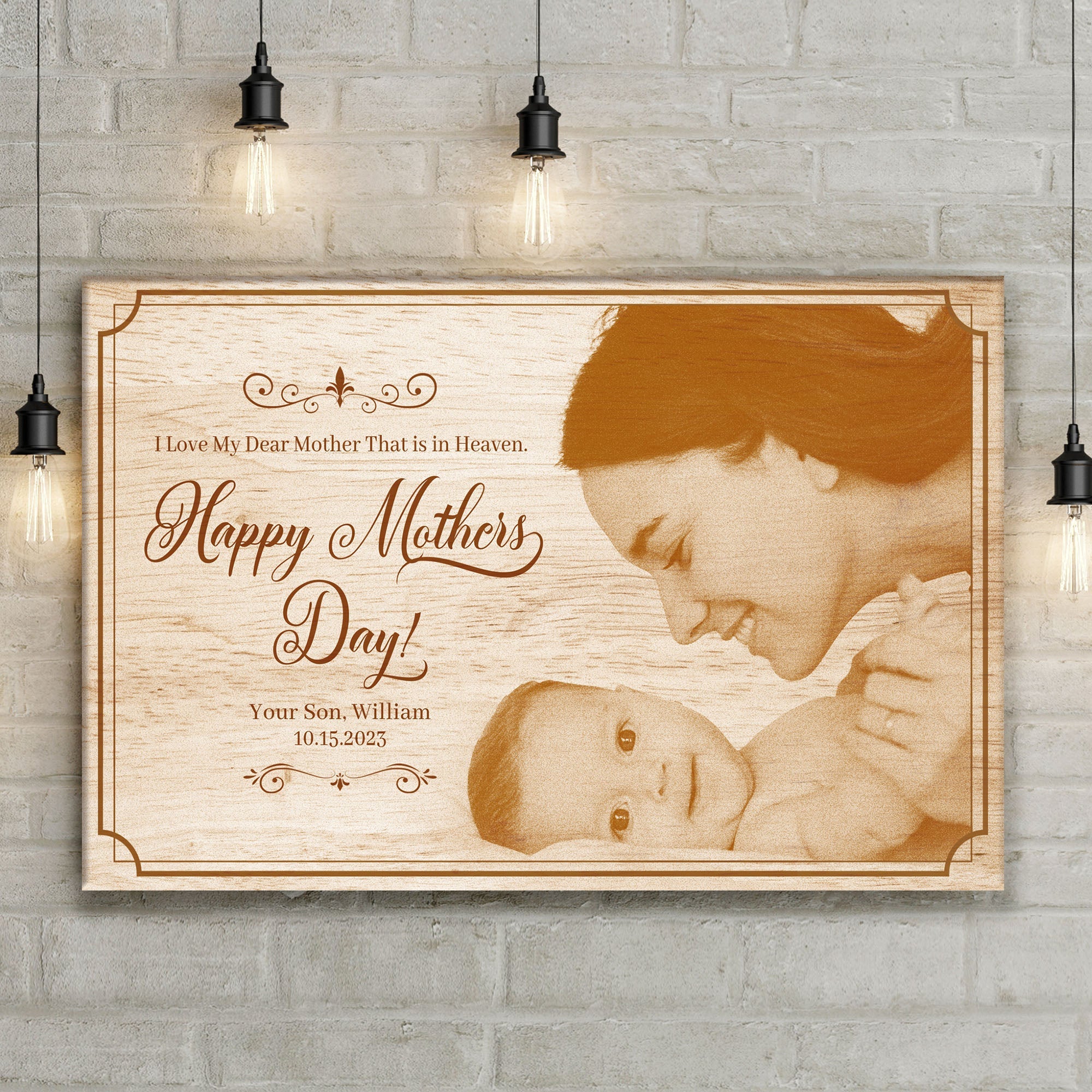 Mother's Day Sign Dear Mother In Heaven on sale at MyriadMart