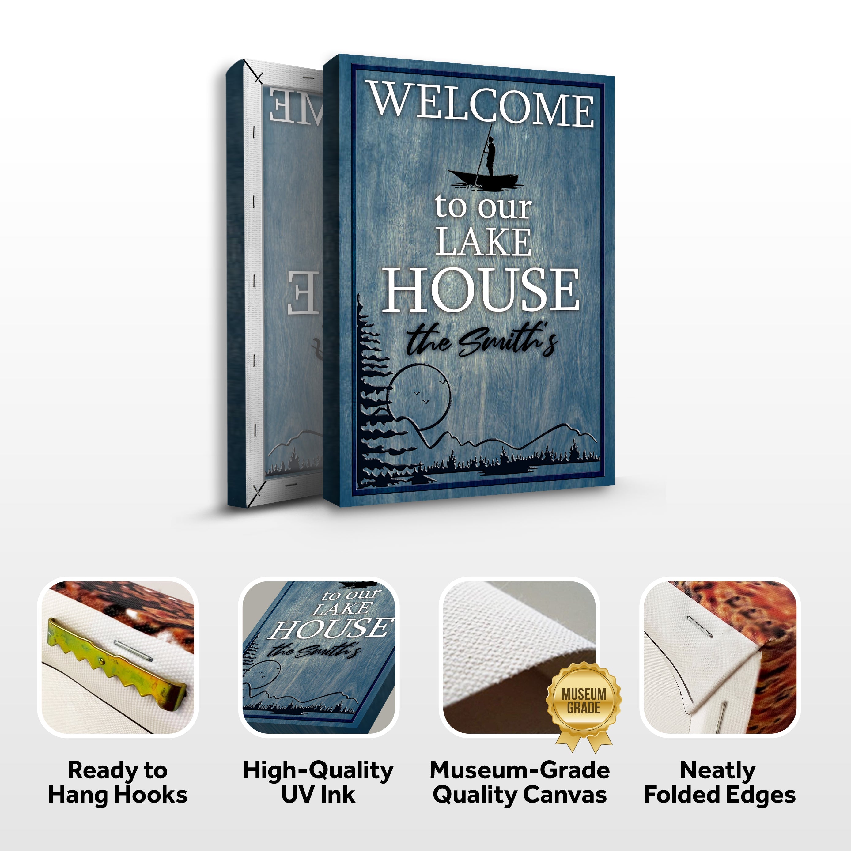 Welcome To Our Lake House Sign on sale at MyriadMart