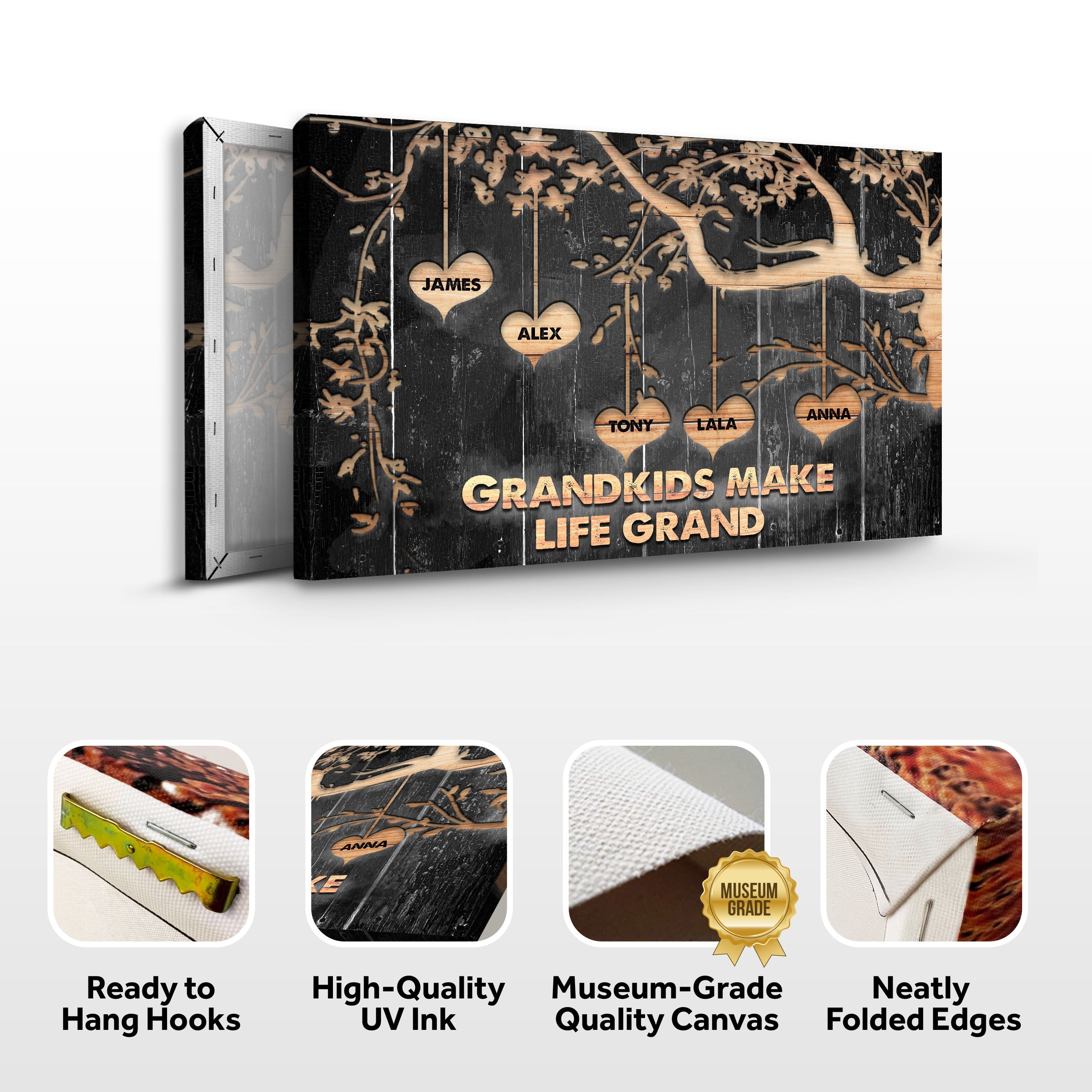 Grandkids Make Life Grand Sign II on sale at MyriadMart