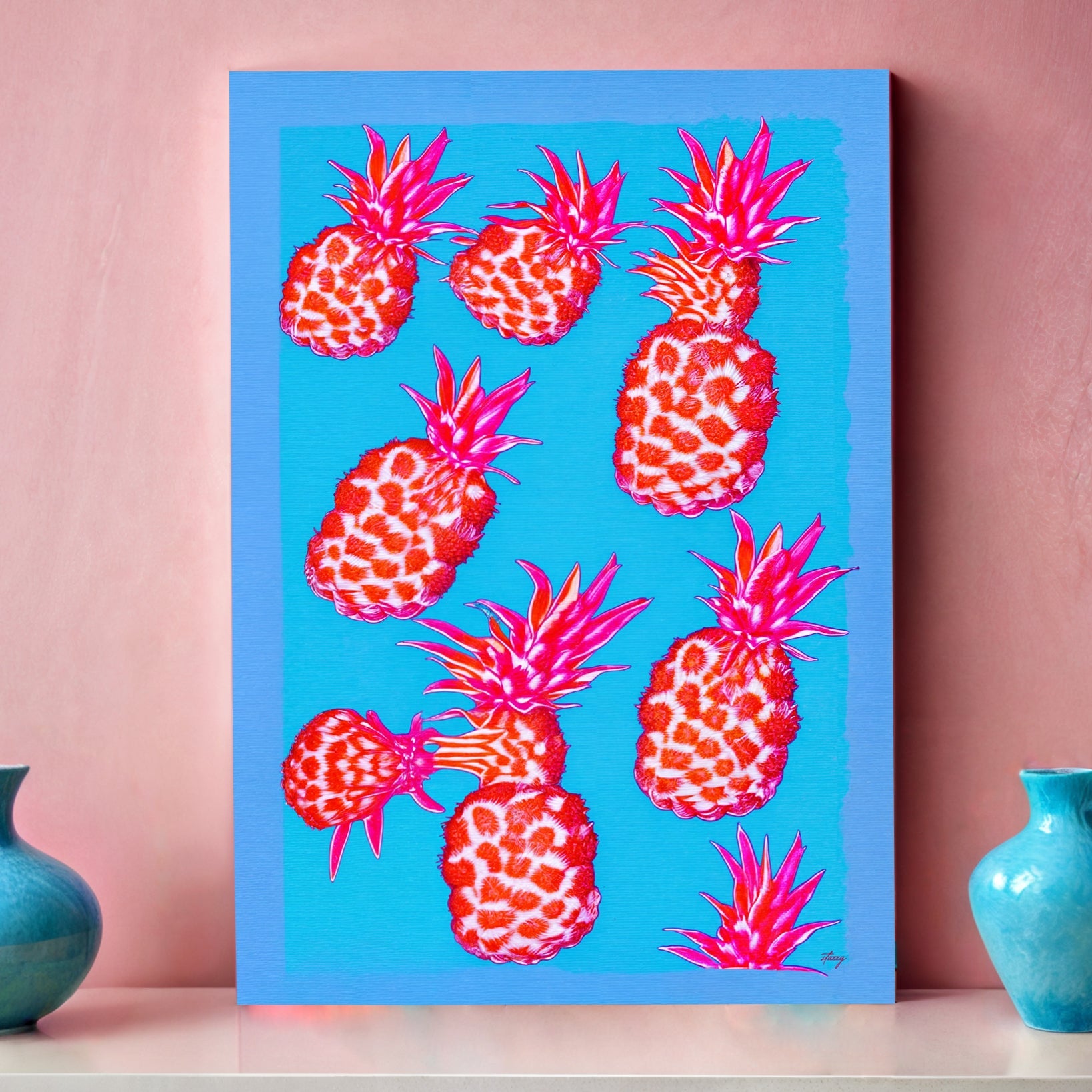 Canvas Print: "Fever Piña" on sale at MyriadMart