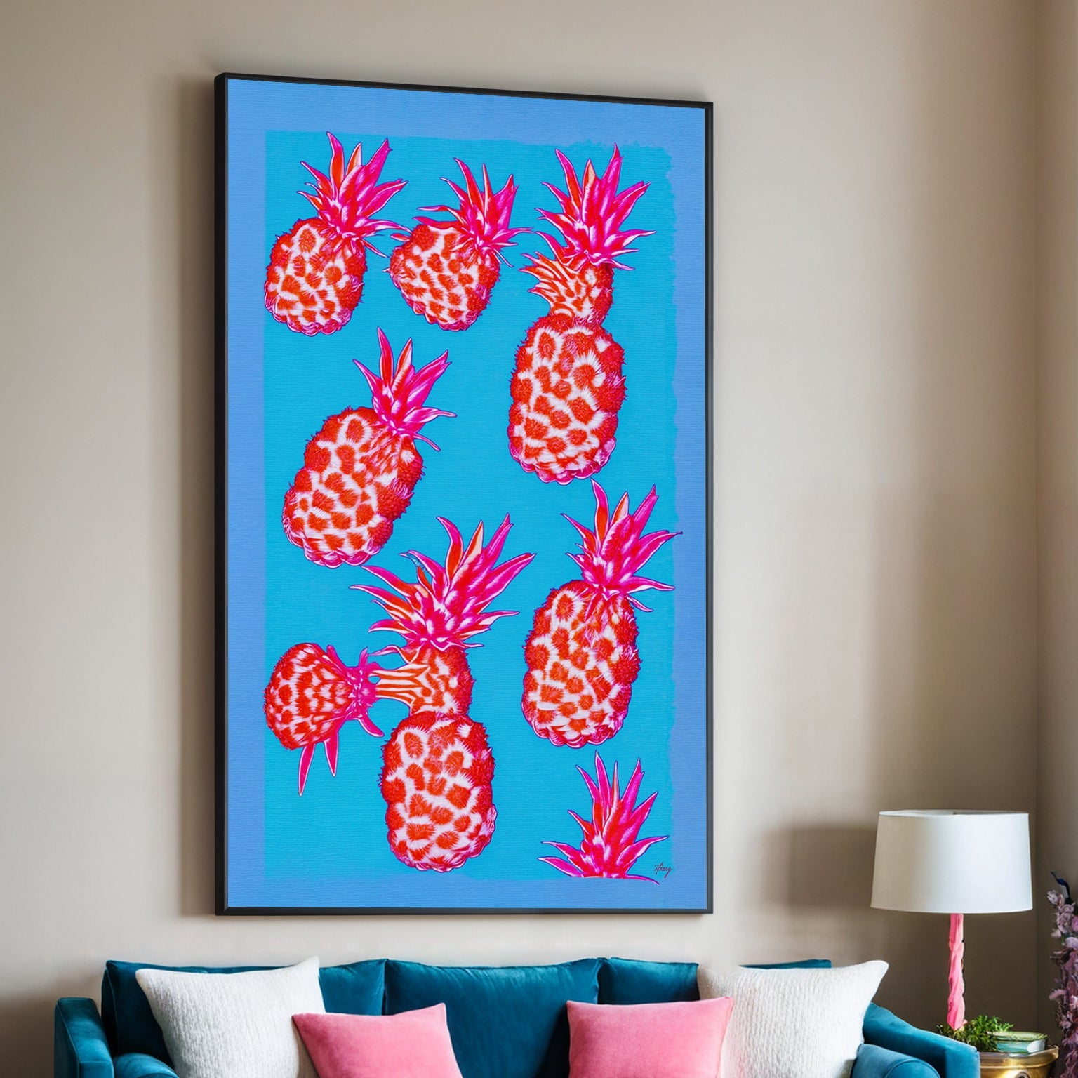 Canvas Print: "Fever Piña" on sale at MyriadMart