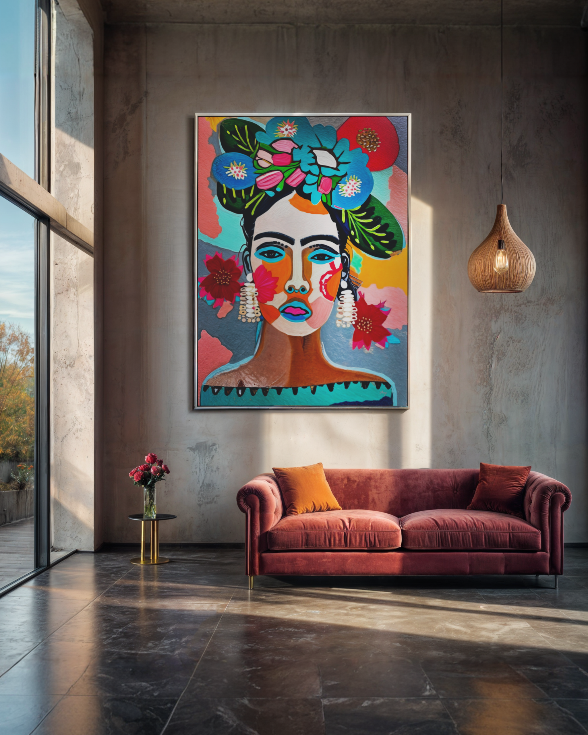 Canvas Print: "Floral Muse III" on sale at MyriadMart