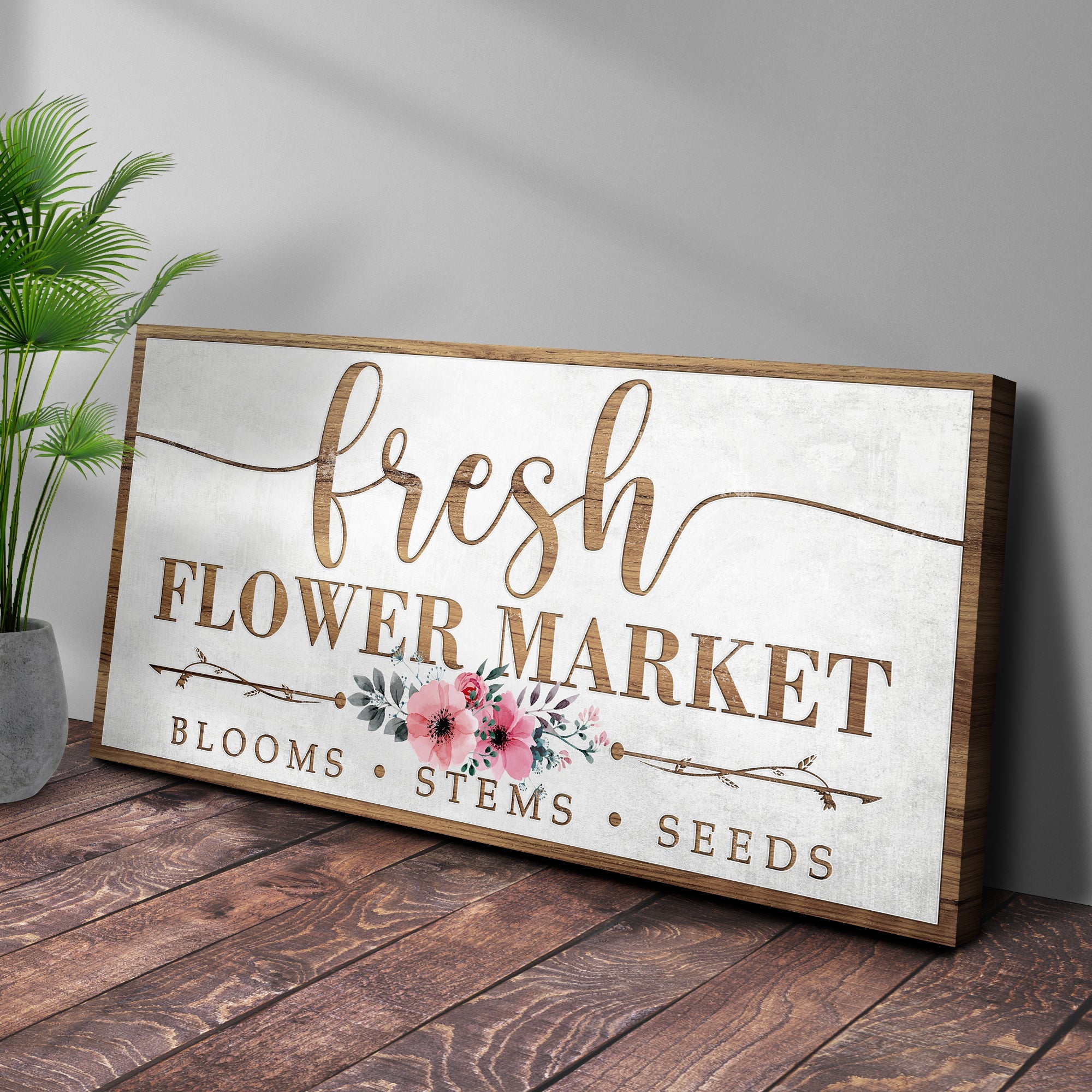 Fresh Flower Market Sign on sale at MyriadMart