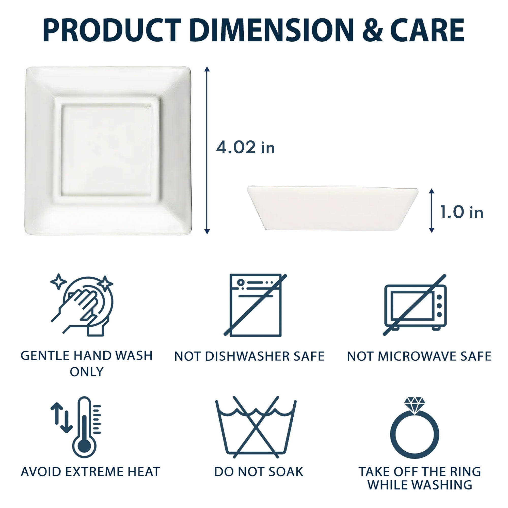 Friendship Thank You I Laugh More Cry Less - Personalized Jewelry Dish - MyriadMart