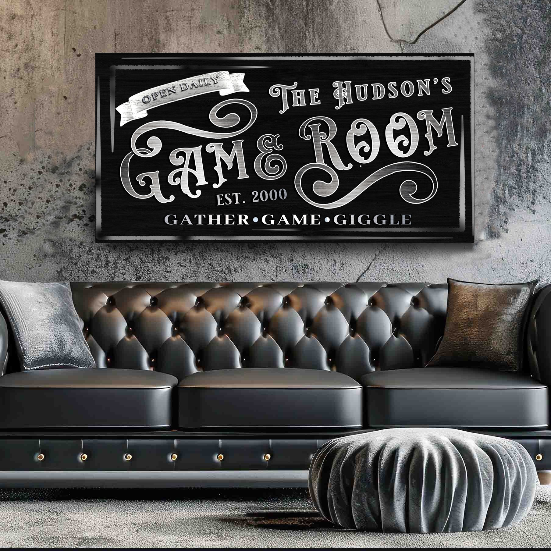 Personalized Game Room Sign II on sale at MyriadMart