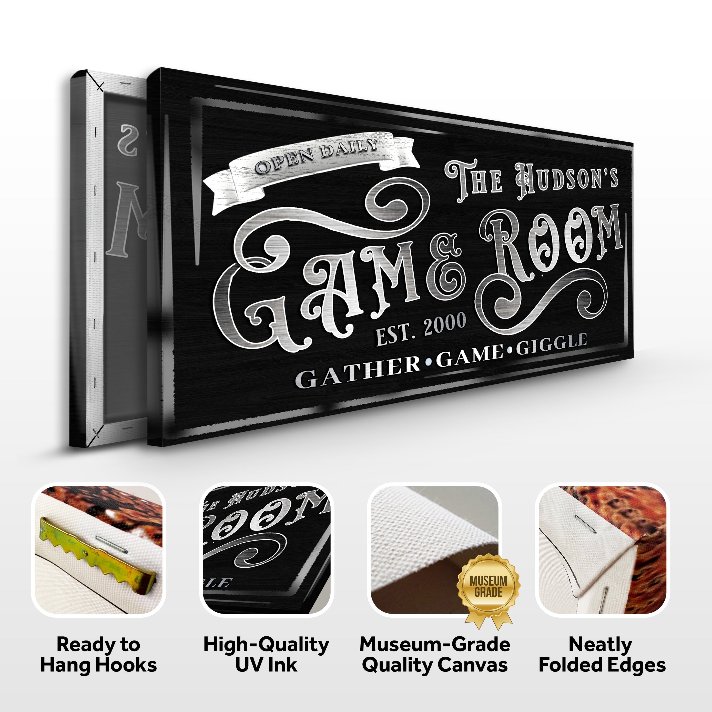 Personalized Game Room Sign II on sale at MyriadMart