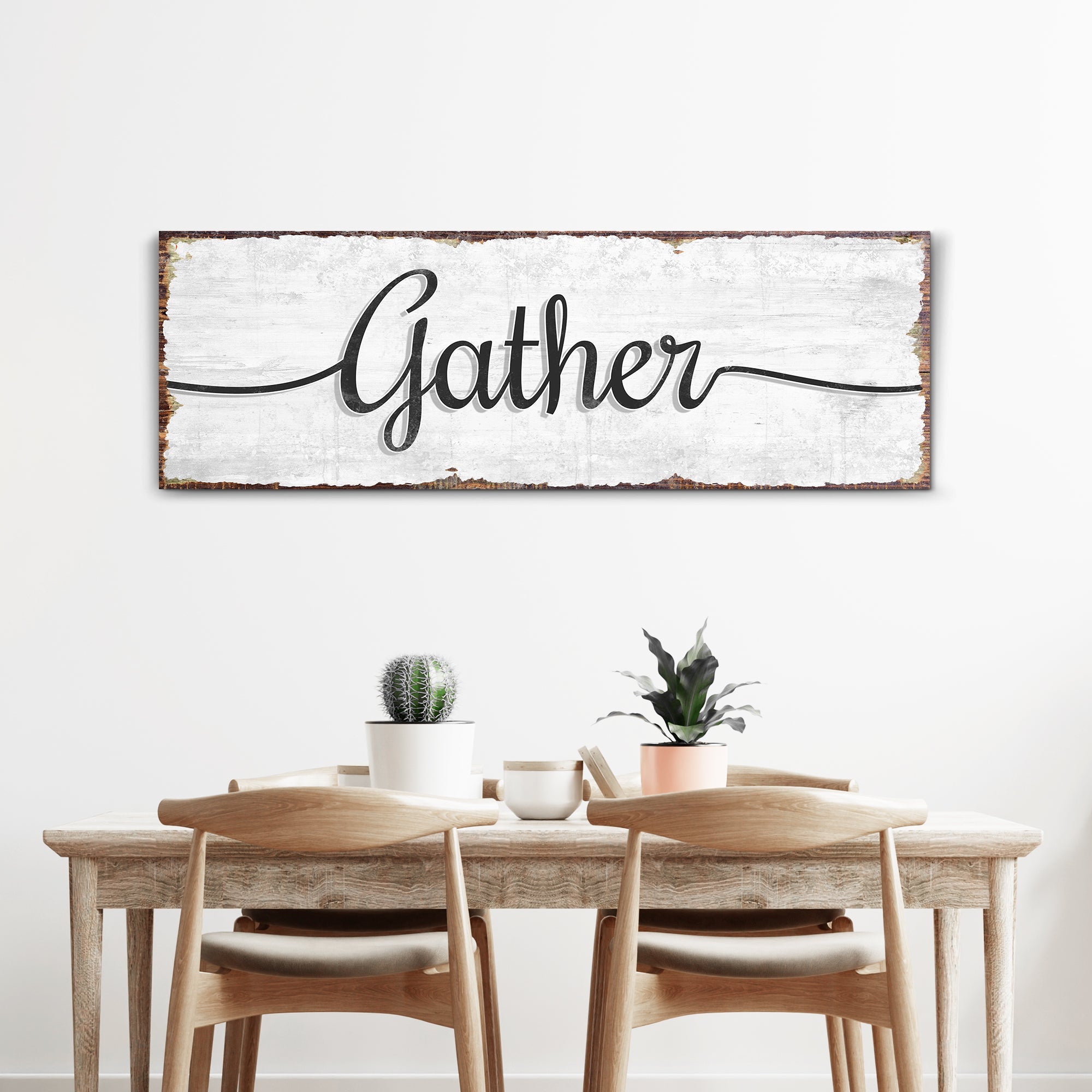 Gather Wall Art Sign on sale at MyriadMart