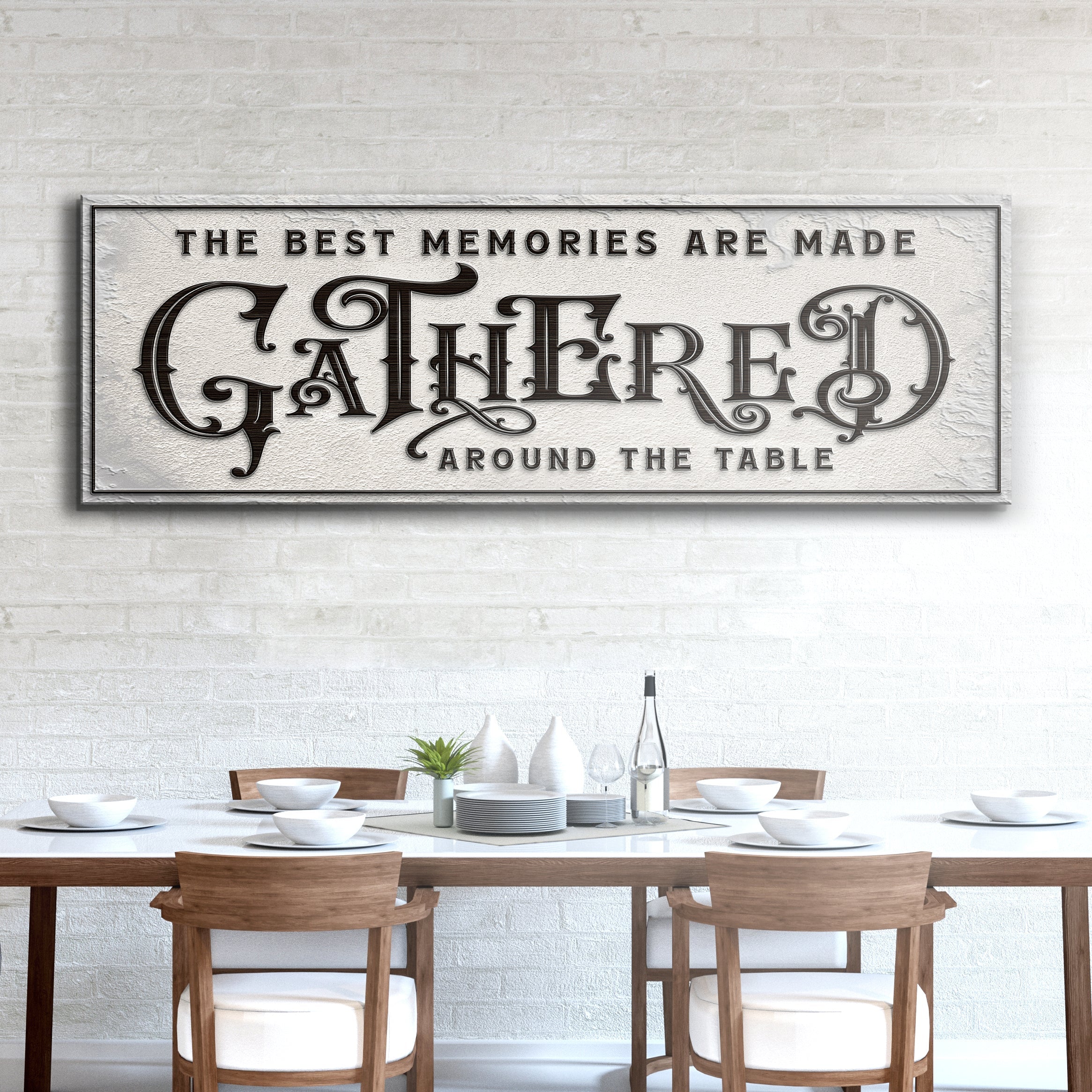Gathered Around Table Sign II on sale at MyriadMart