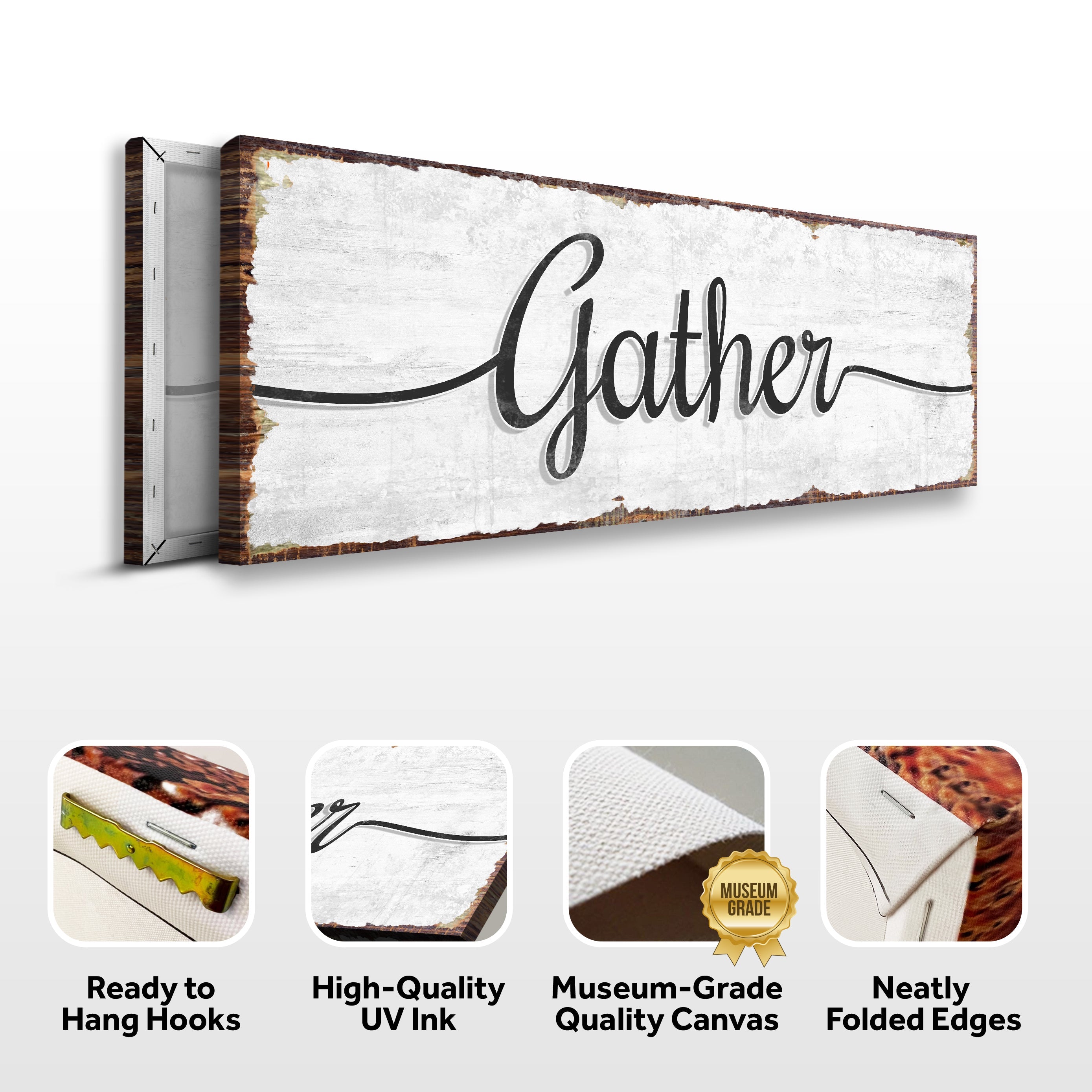 Gather Wall Art Sign on sale at MyriadMart