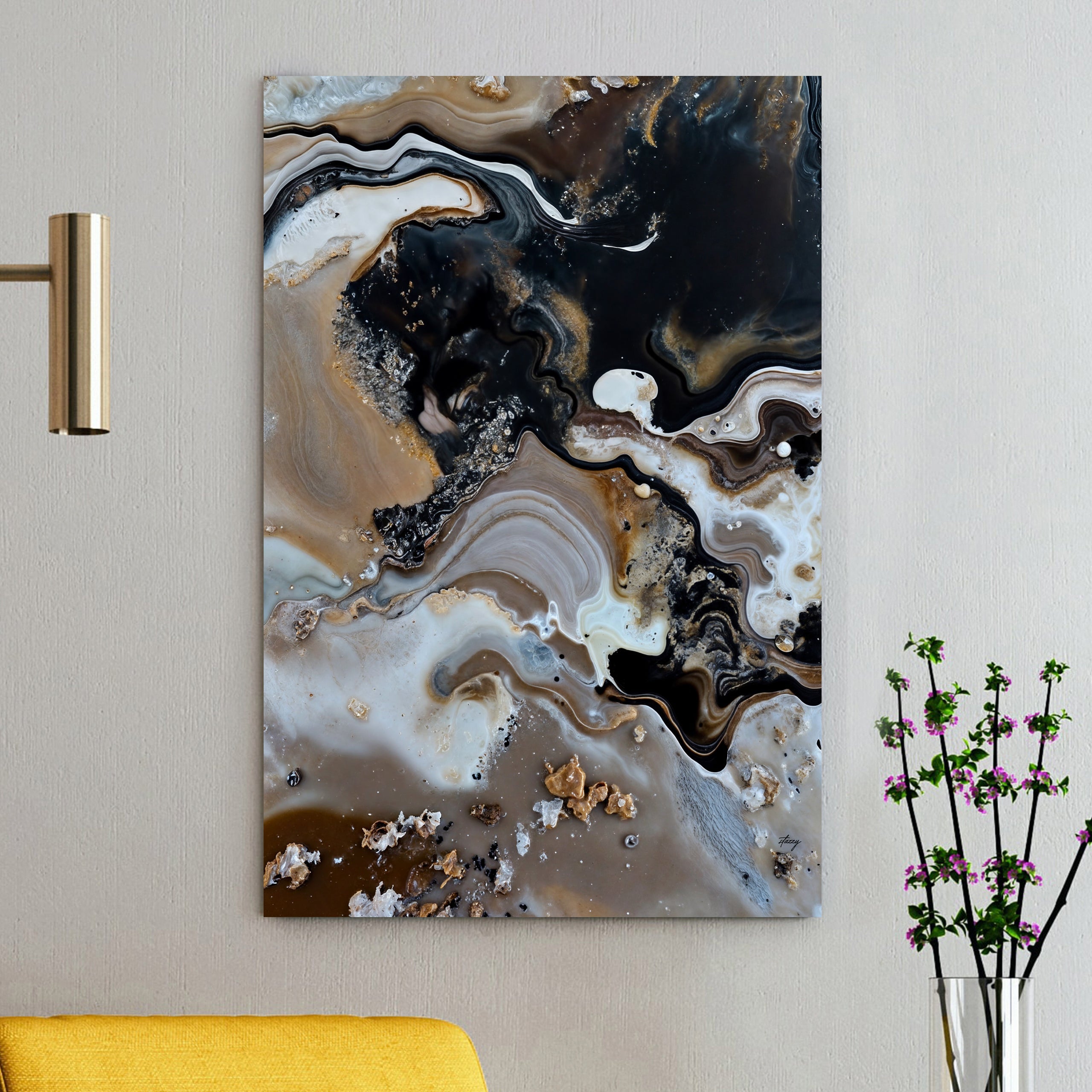 Canvas Print: "Geode Whispers" on sale at MyriadMart