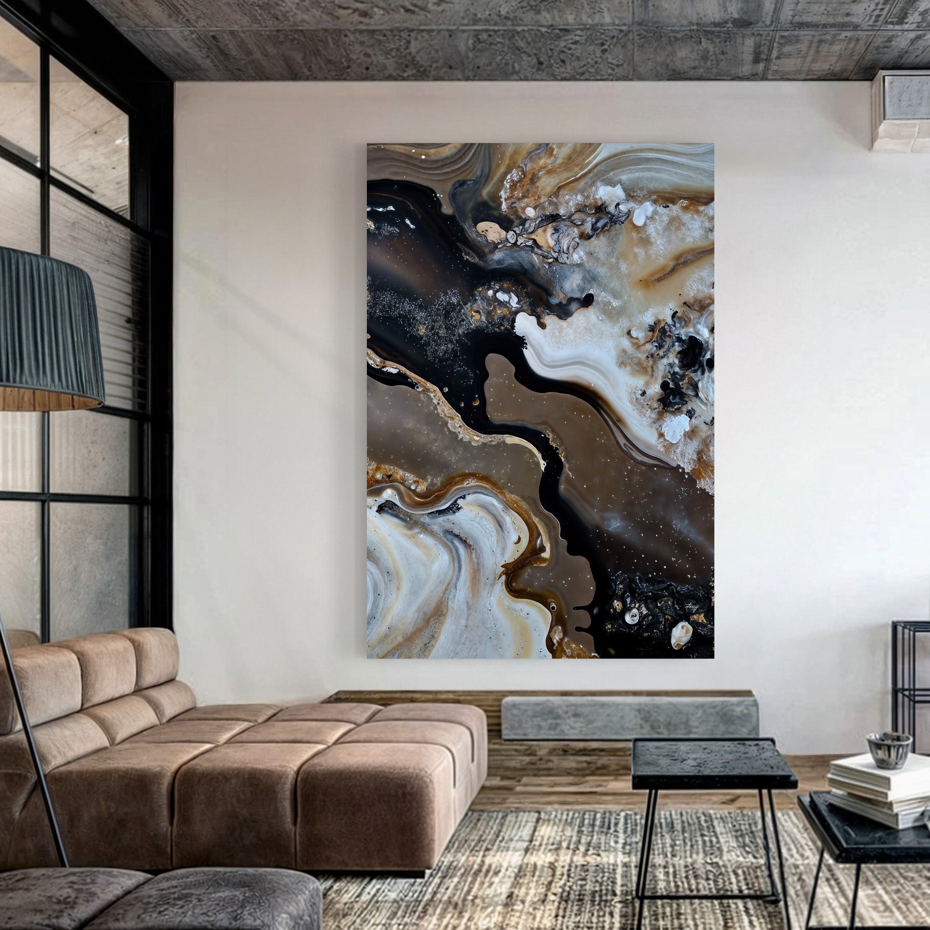 Canvas Print: "Geode Whispers II" on sale at MyriadMart